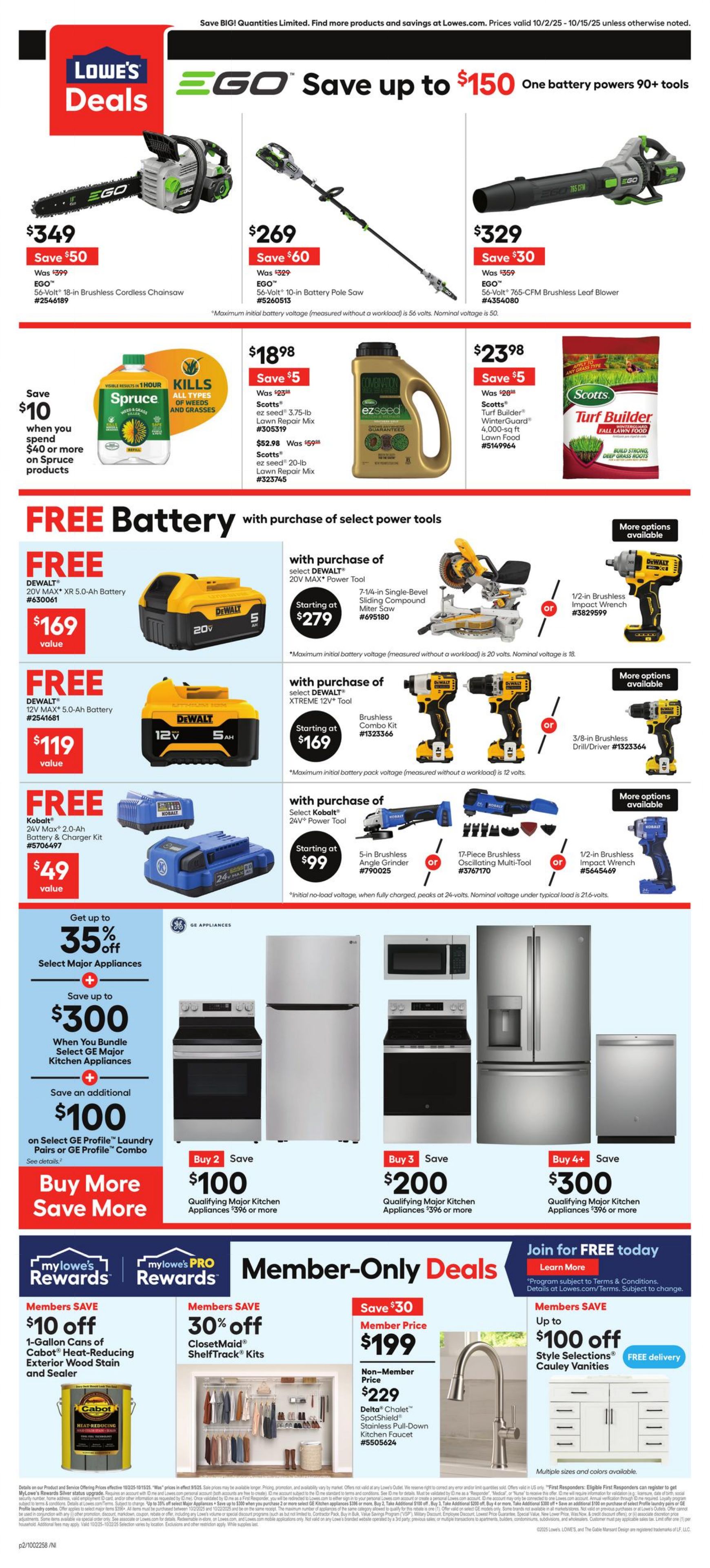 Catalogue Lowe's from 10/02/2025
