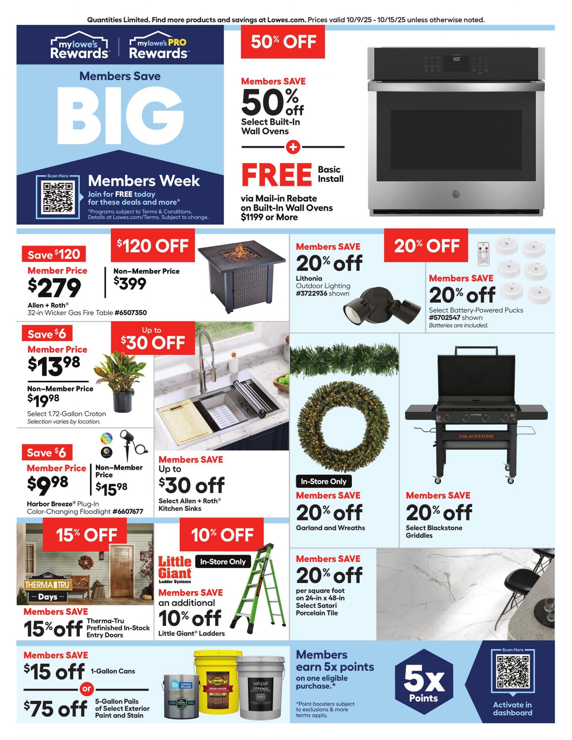 Catalogue Lowe's from 10/09/2025