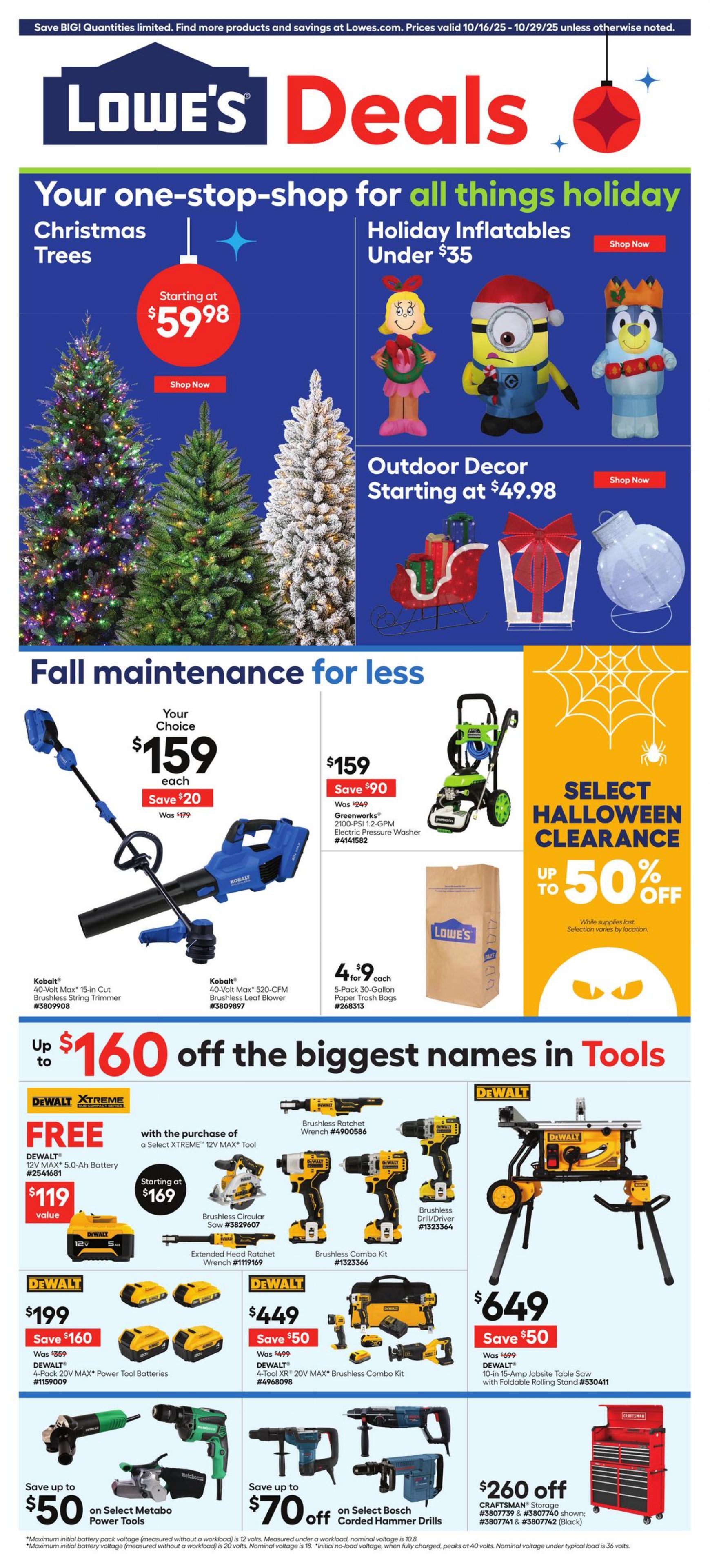 Catalogue Lowe's from 10/16/2025
