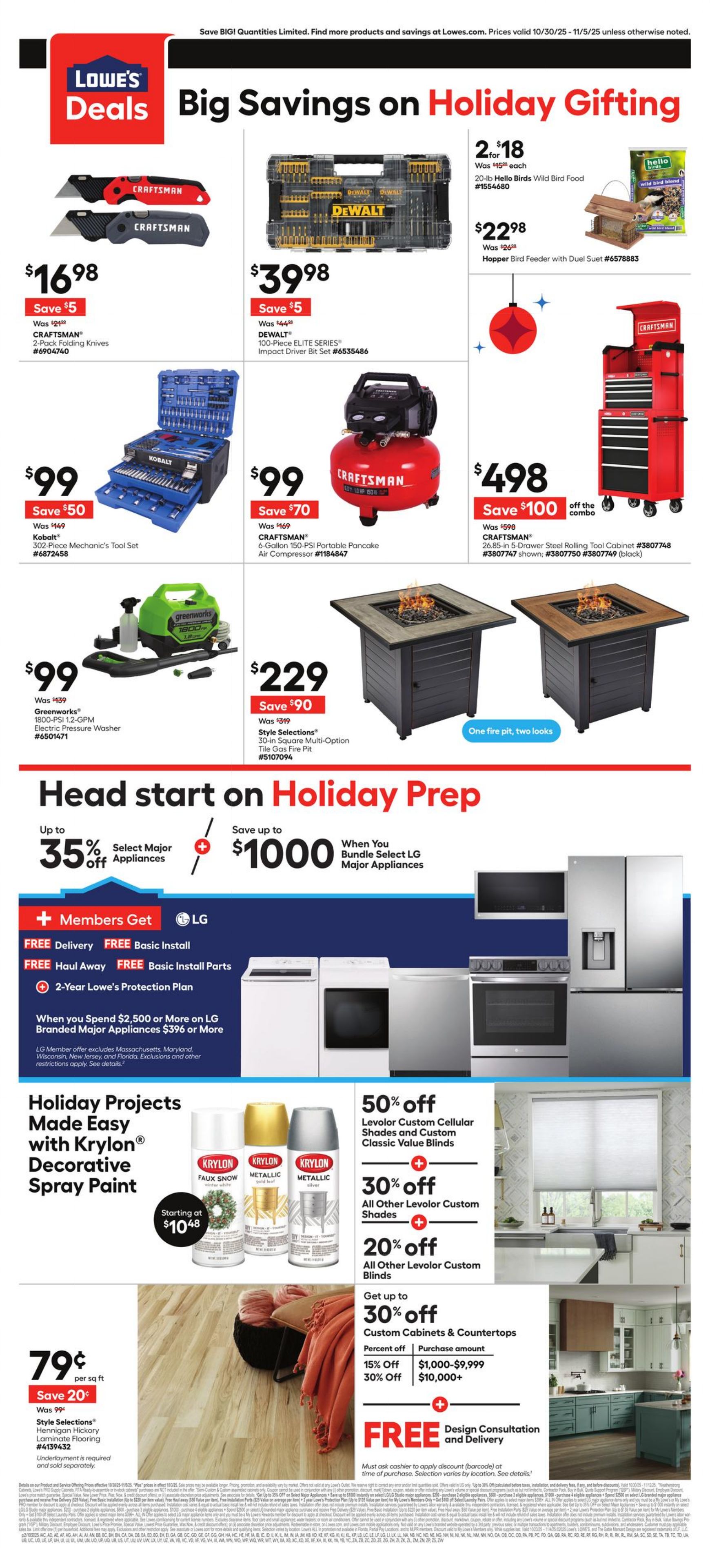 Catalogue Lowe's from 10/30/2025