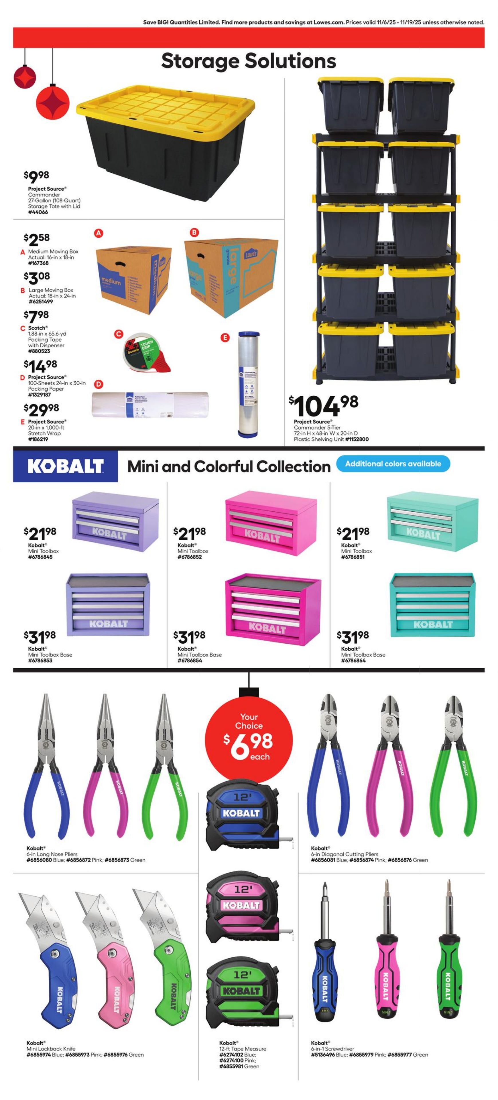 Catalogue Lowe's from 11/06/2025