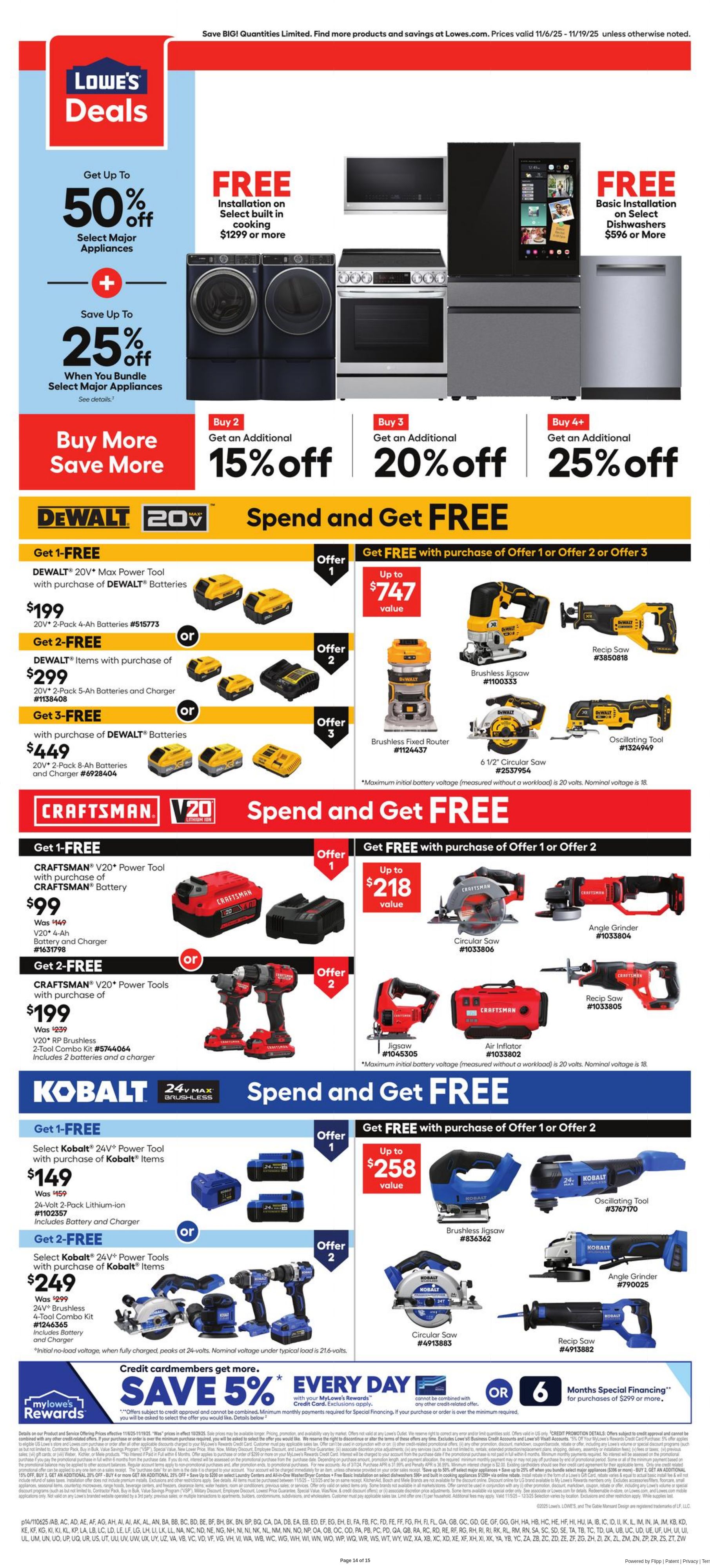 Catalogue Lowe's from 11/06/2025