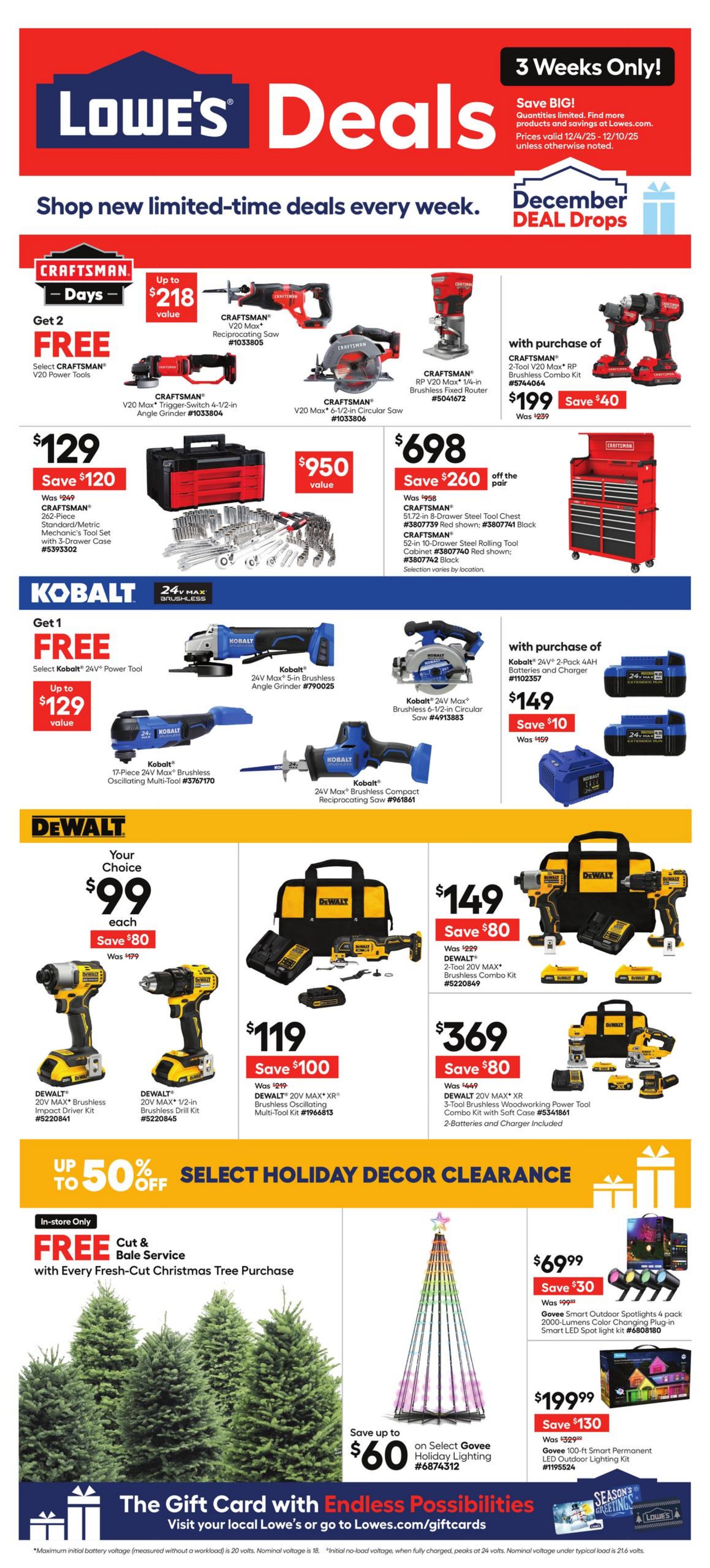 Catalogue Lowe's from 12/04/2025