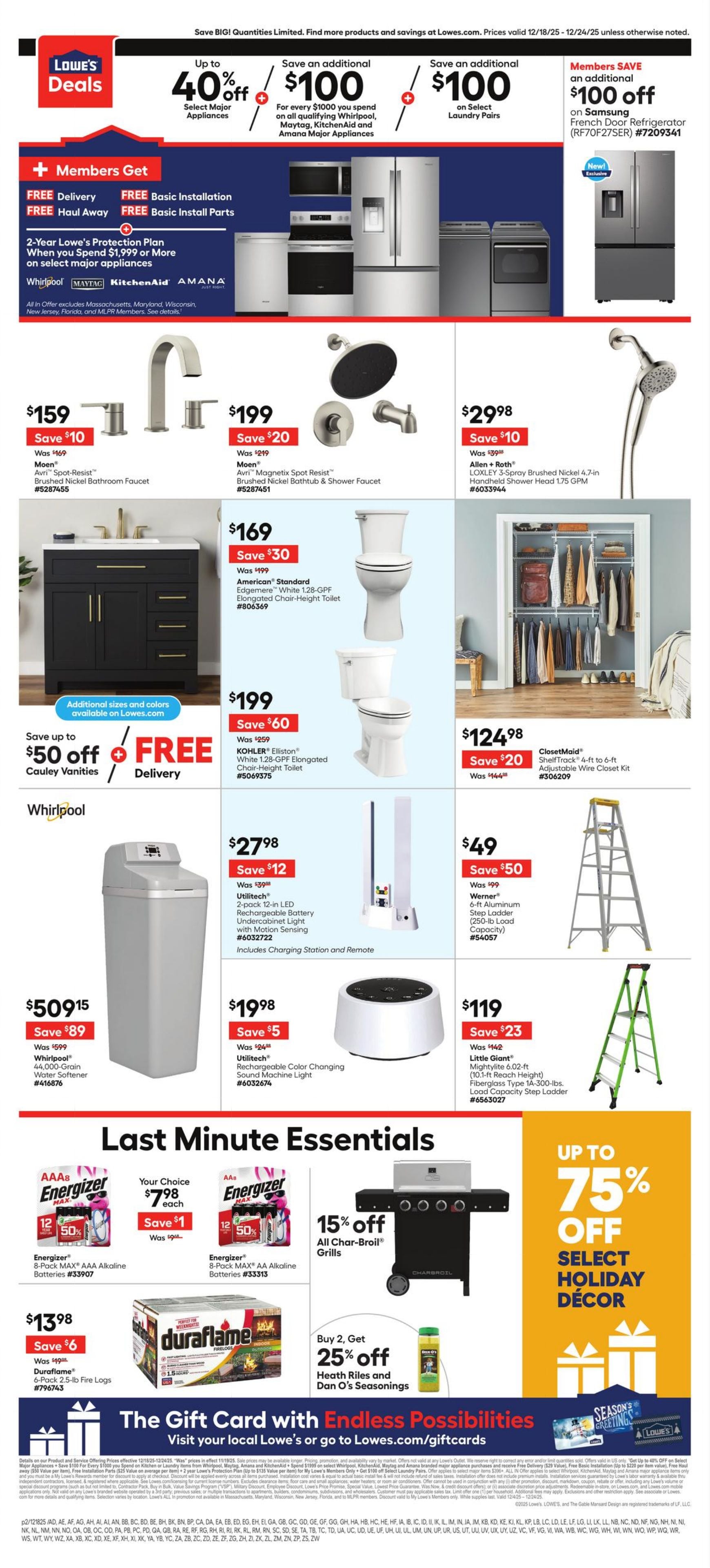 Catalogue Lowe's from 12/18/2025