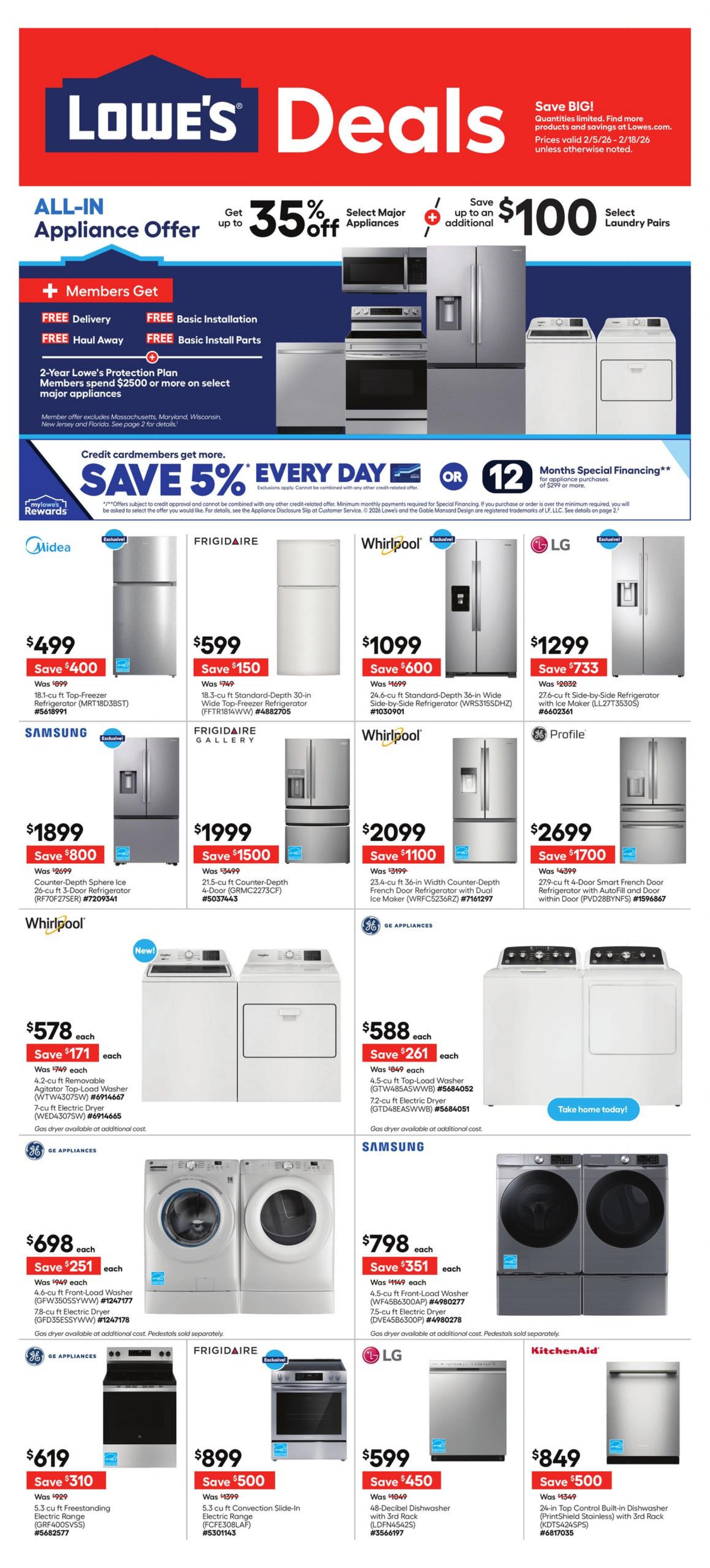 Catalogue Lowe's from 02/05/2026