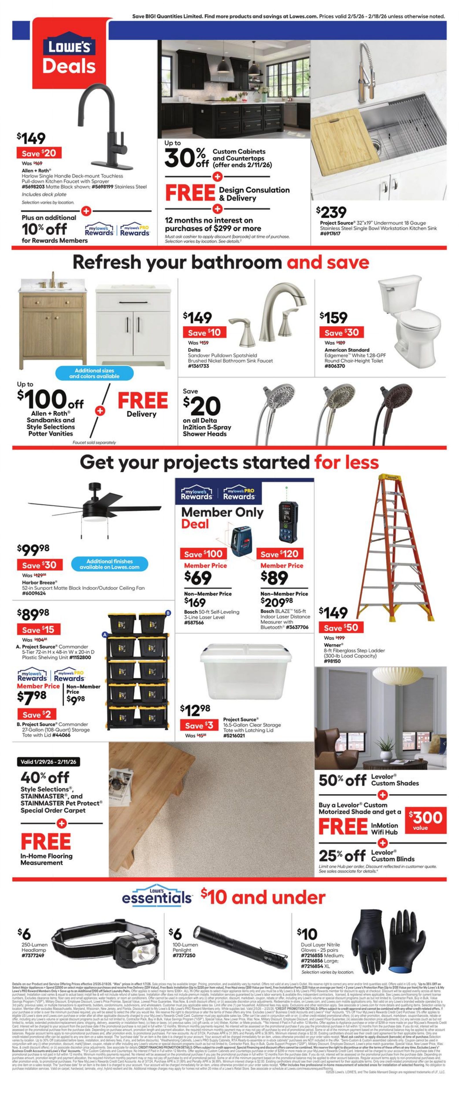 Catalogue Lowe's from 02/05/2026