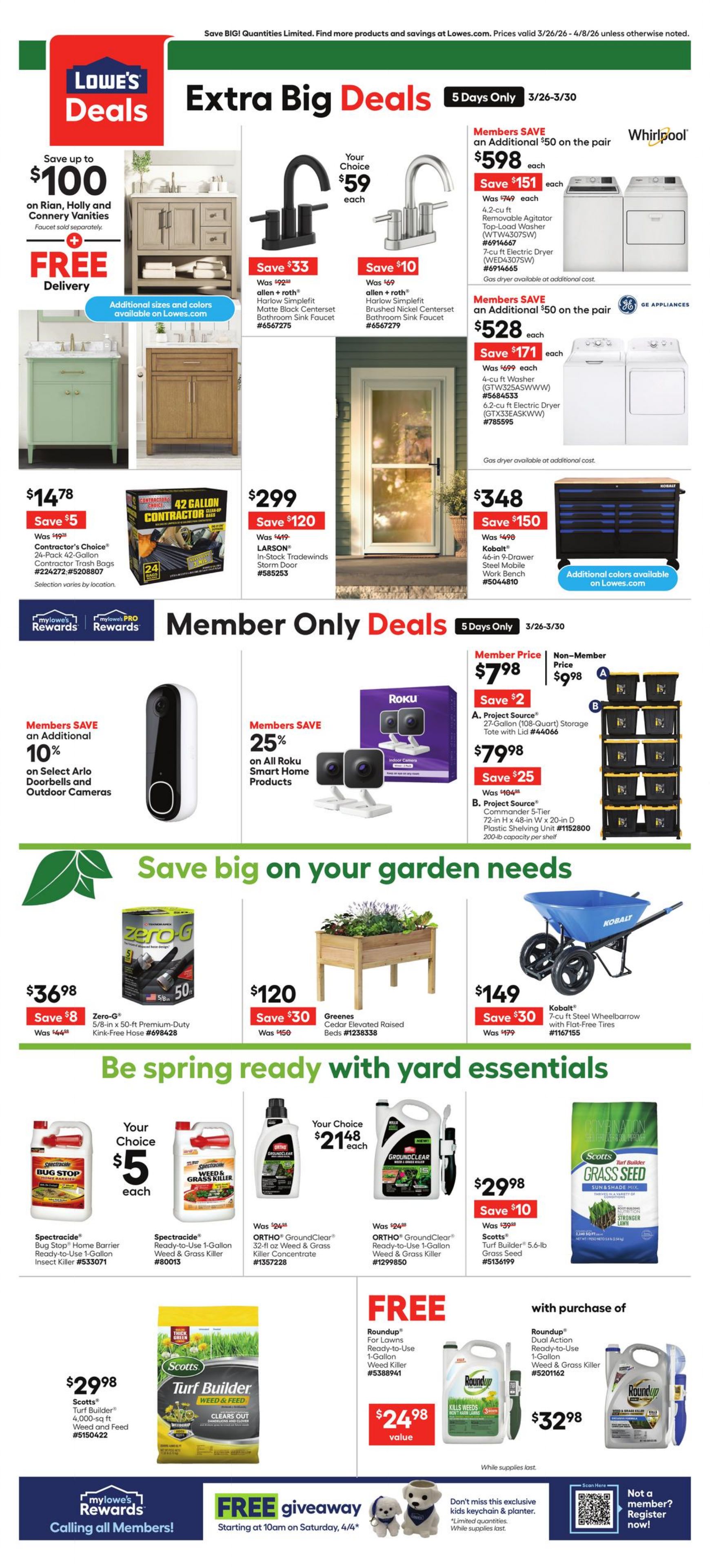 Catalogue Lowe's from 03/26/2026