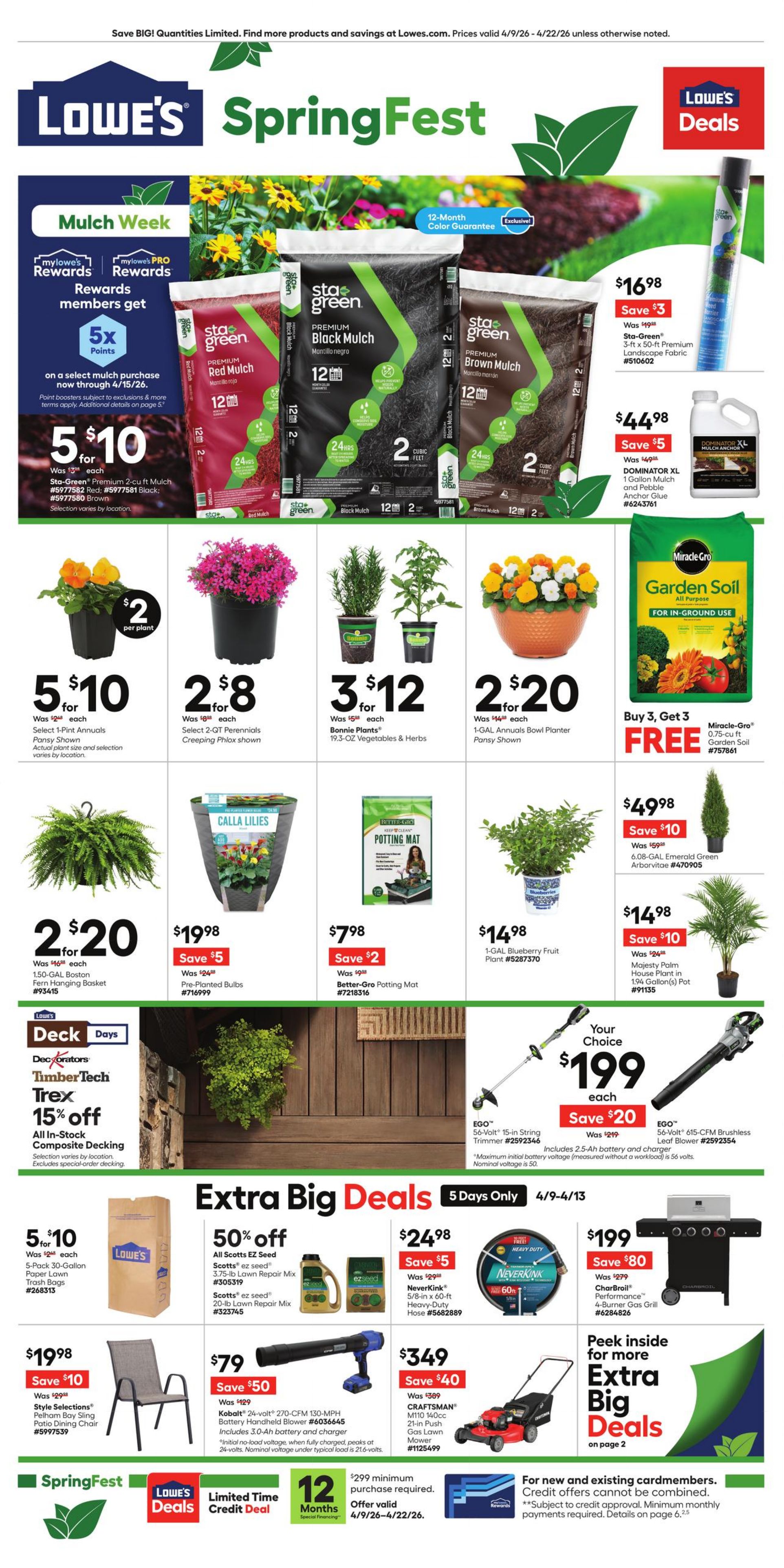 Catalogue Lowe's from 04/09/2026