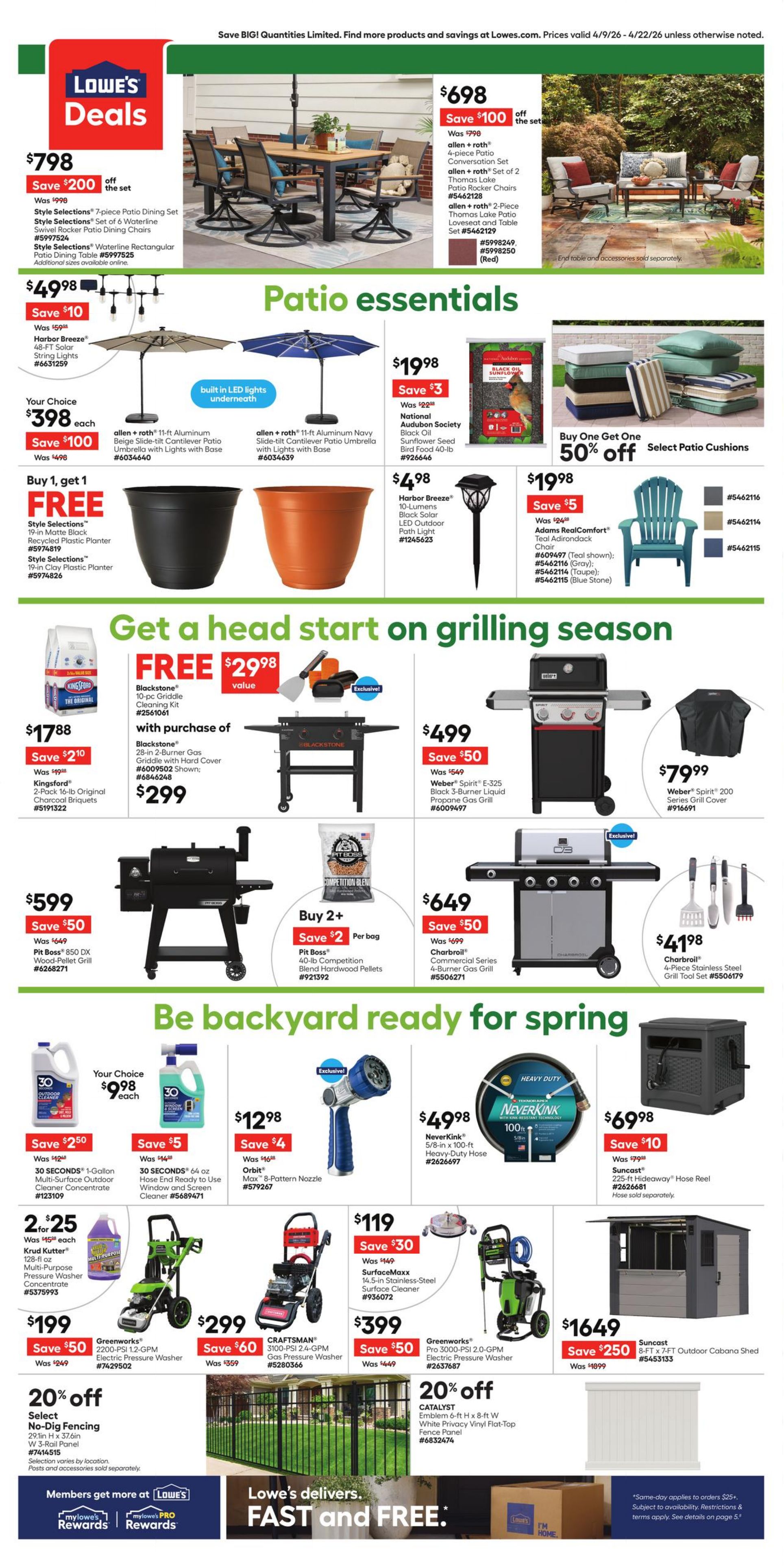 Catalogue Lowe's from 04/09/2026