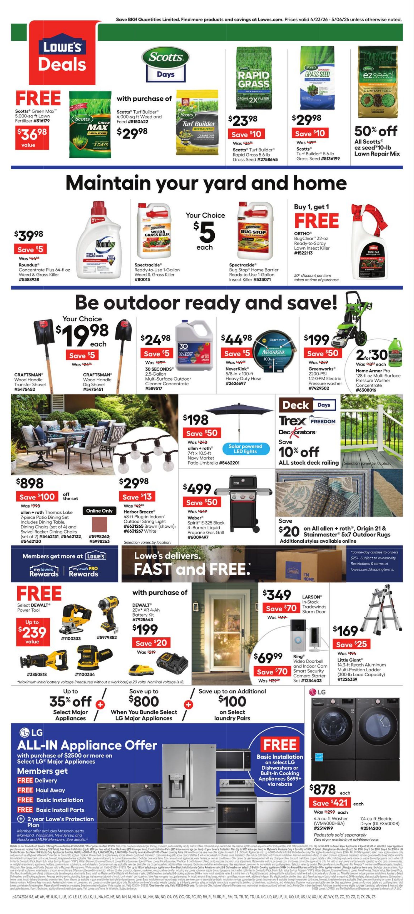 Catalogue Lowe's from 04/23/2026