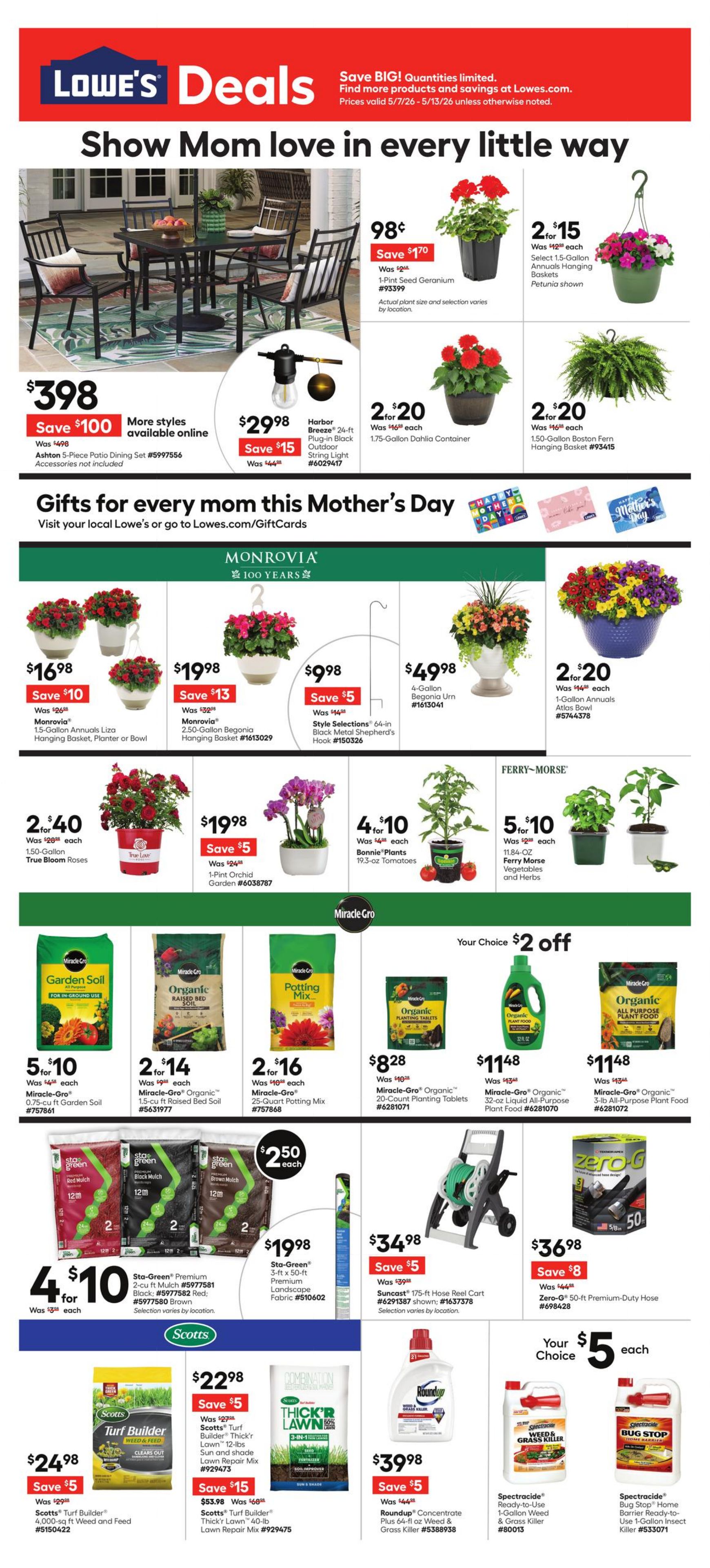 Catalogue Lowe's from 05/07/2026