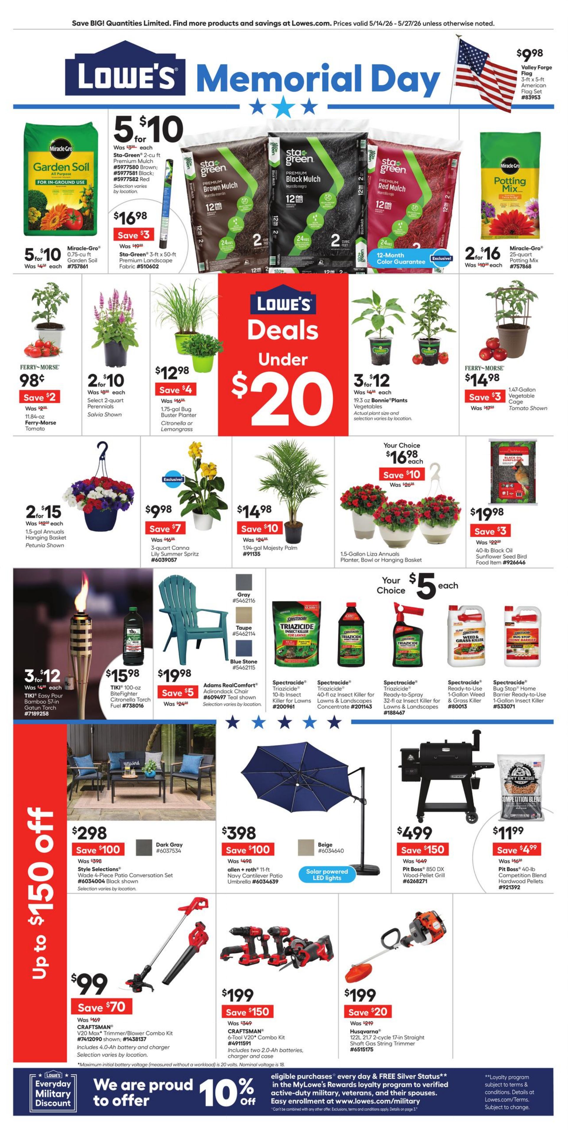 Catalogue Lowe's from 05/14/2026