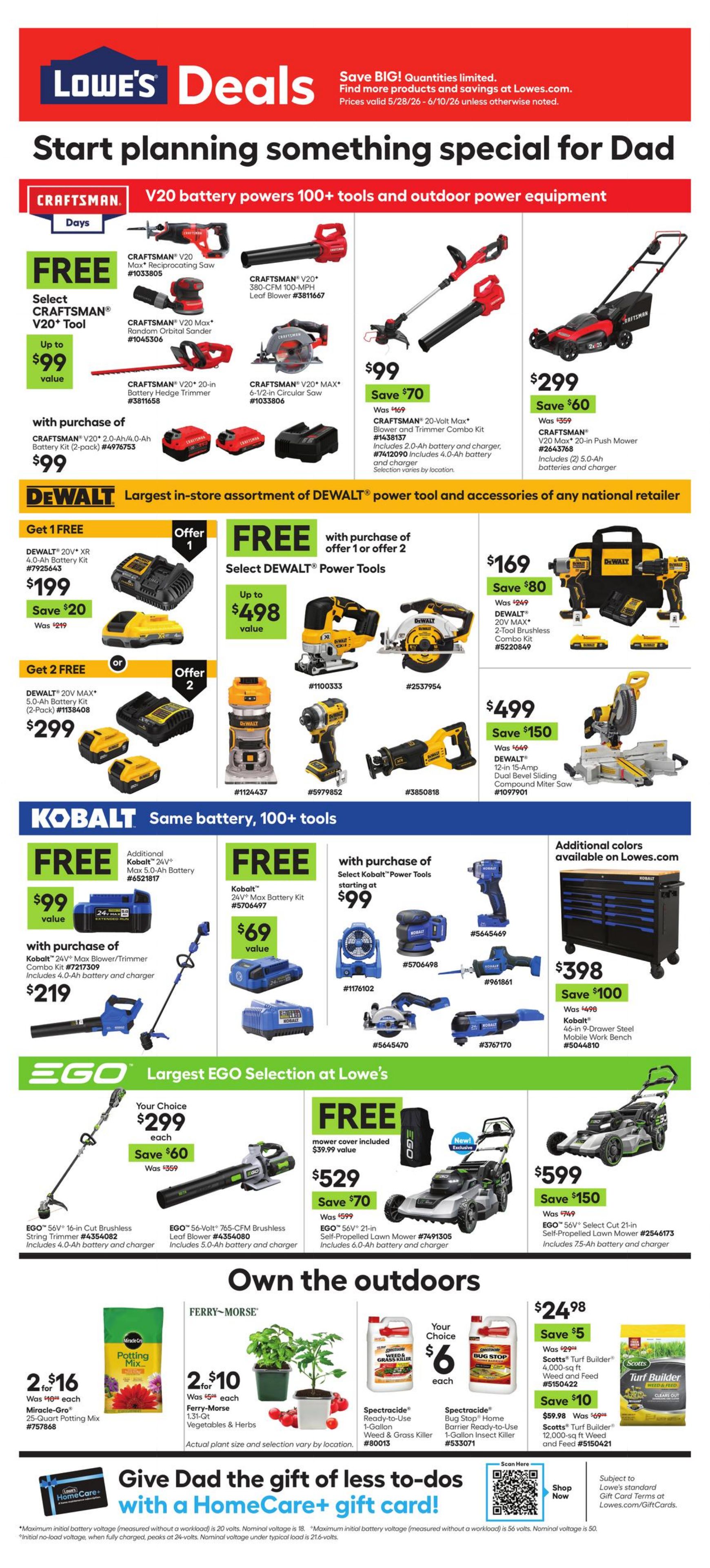 Catalogue Lowe's from 05/28/2026