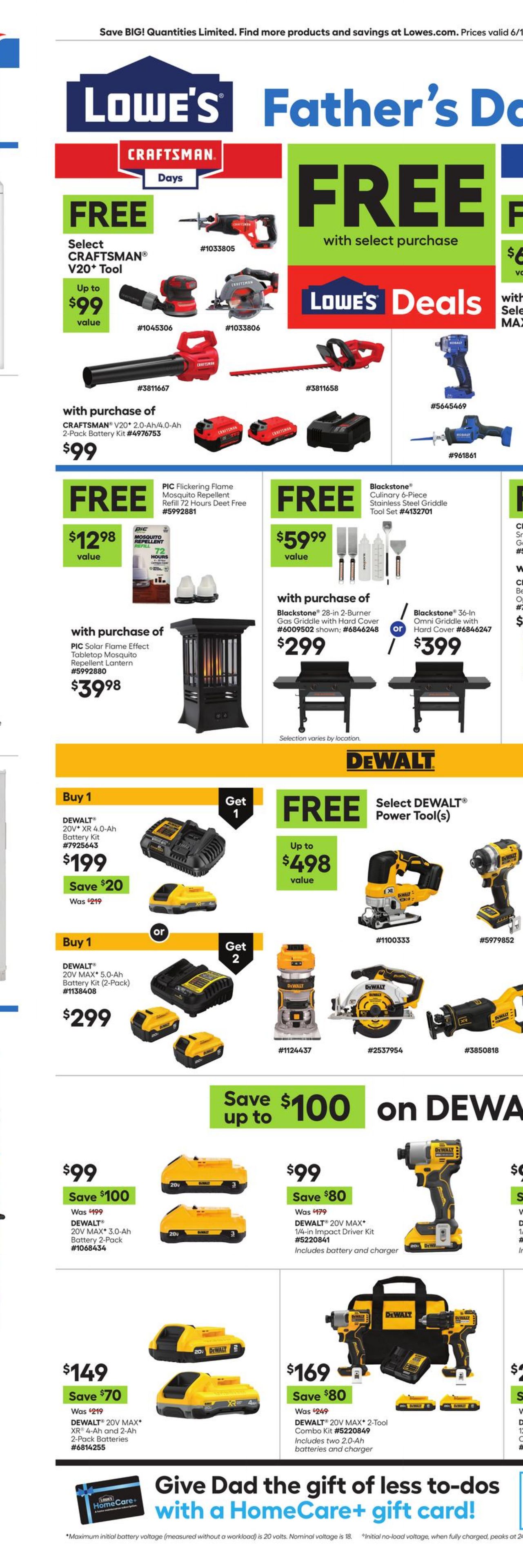 Catalogue Lowe's from 06/11/2026