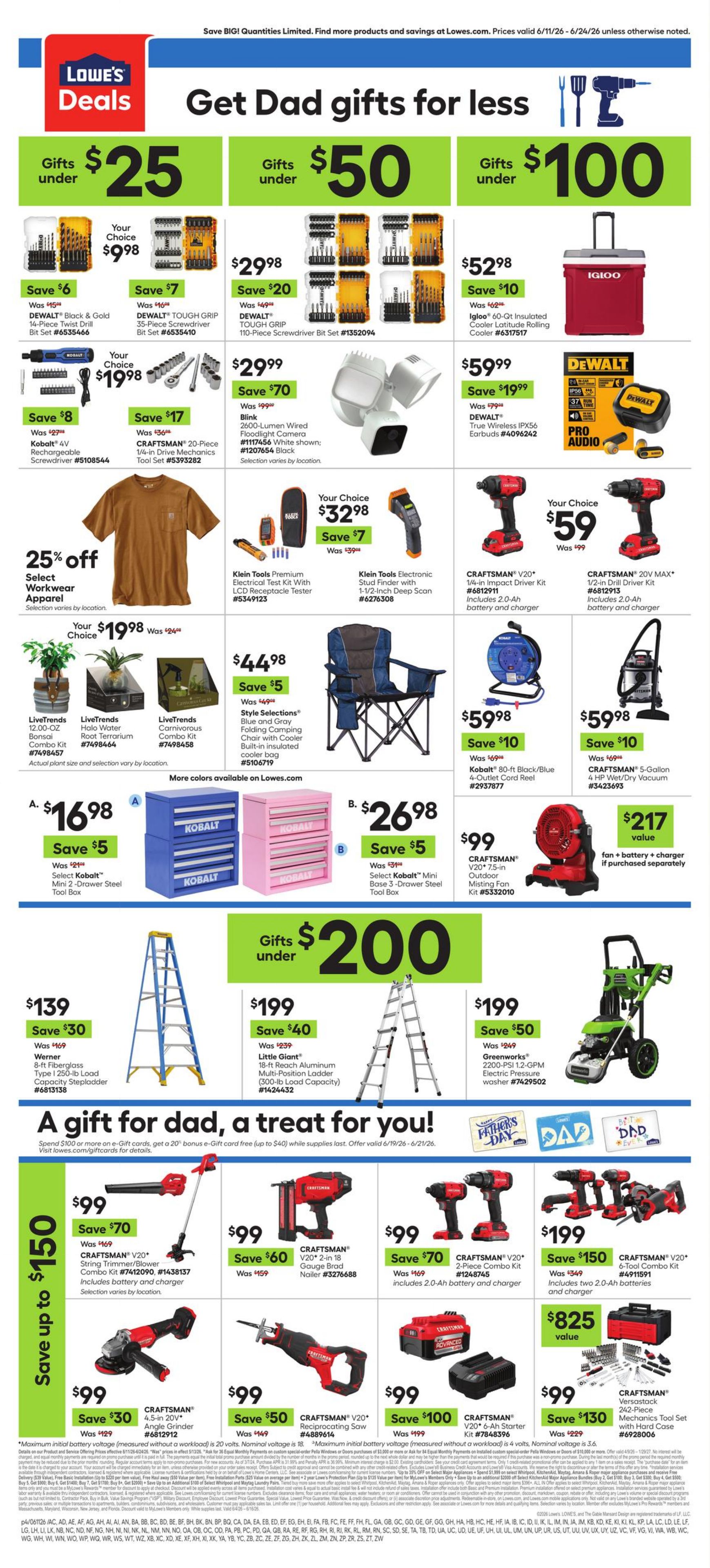 Catalogue Lowe's from 06/11/2026