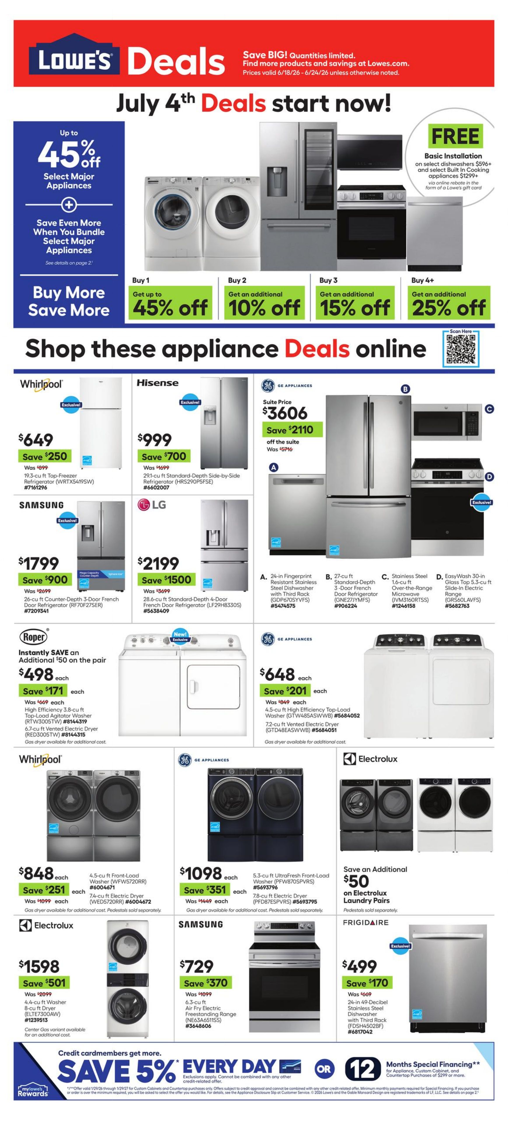 Catalogue Lowe's from 06/18/2026