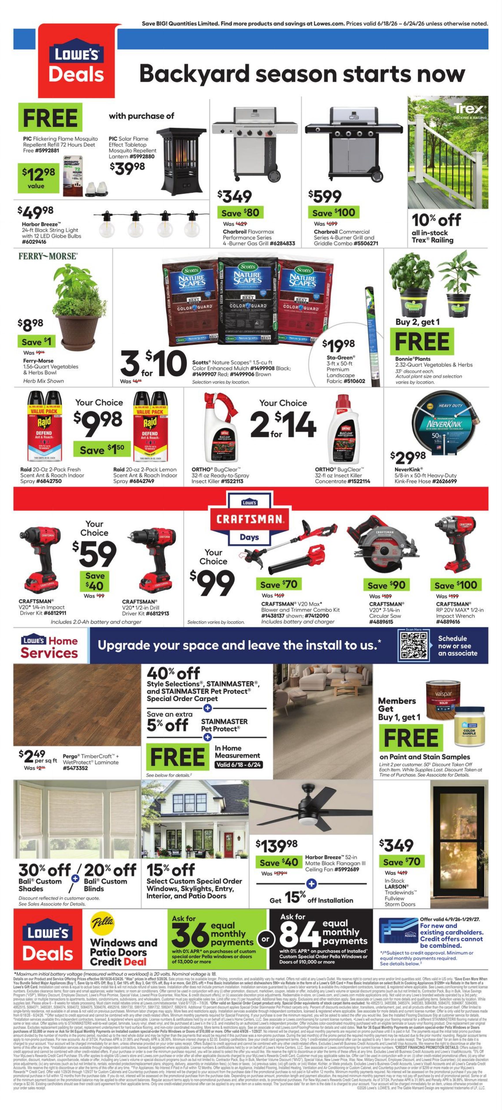 Catalogue Lowe's from 06/18/2026