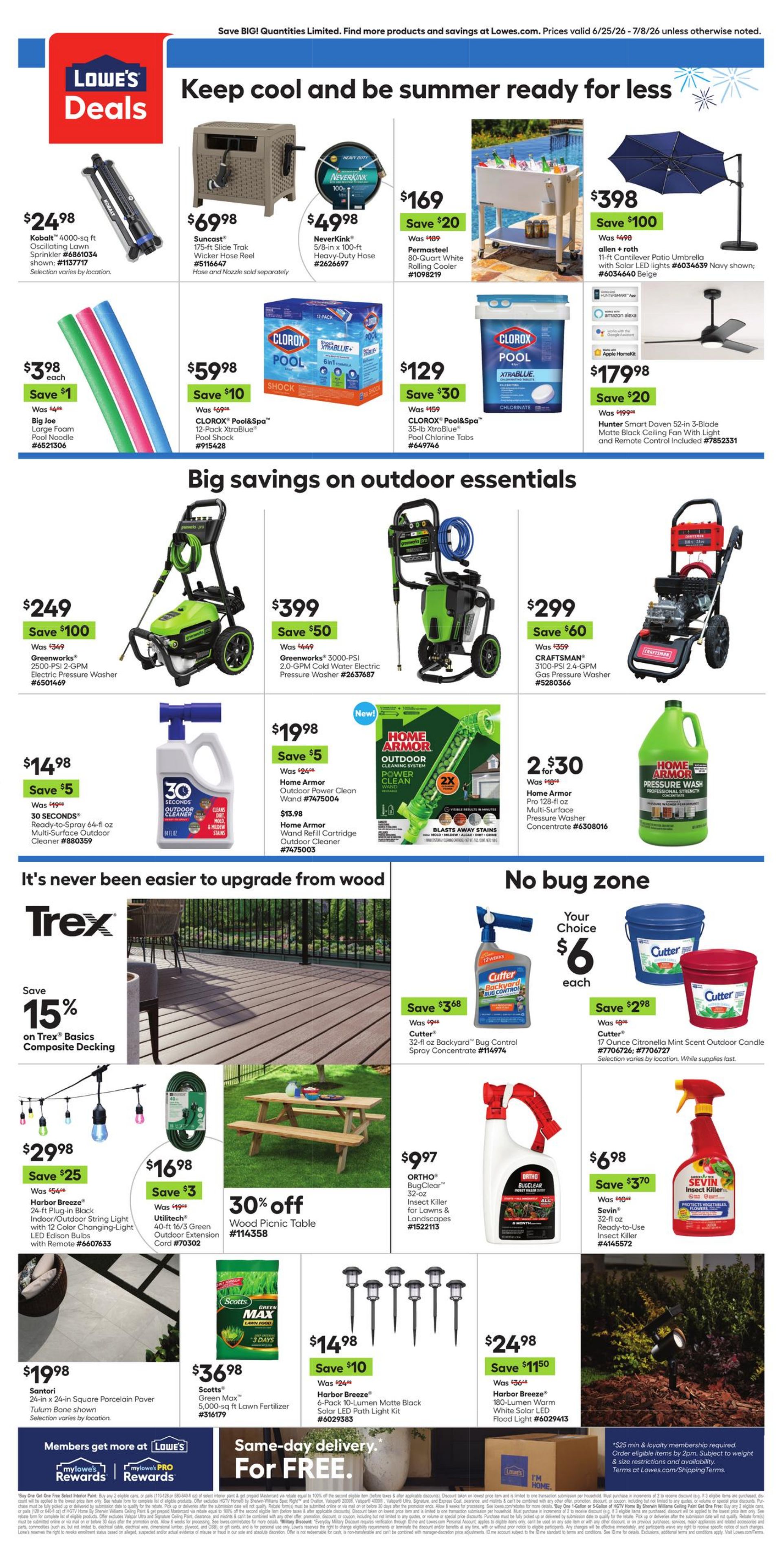 Catalogue Lowe's from 06/25/2026