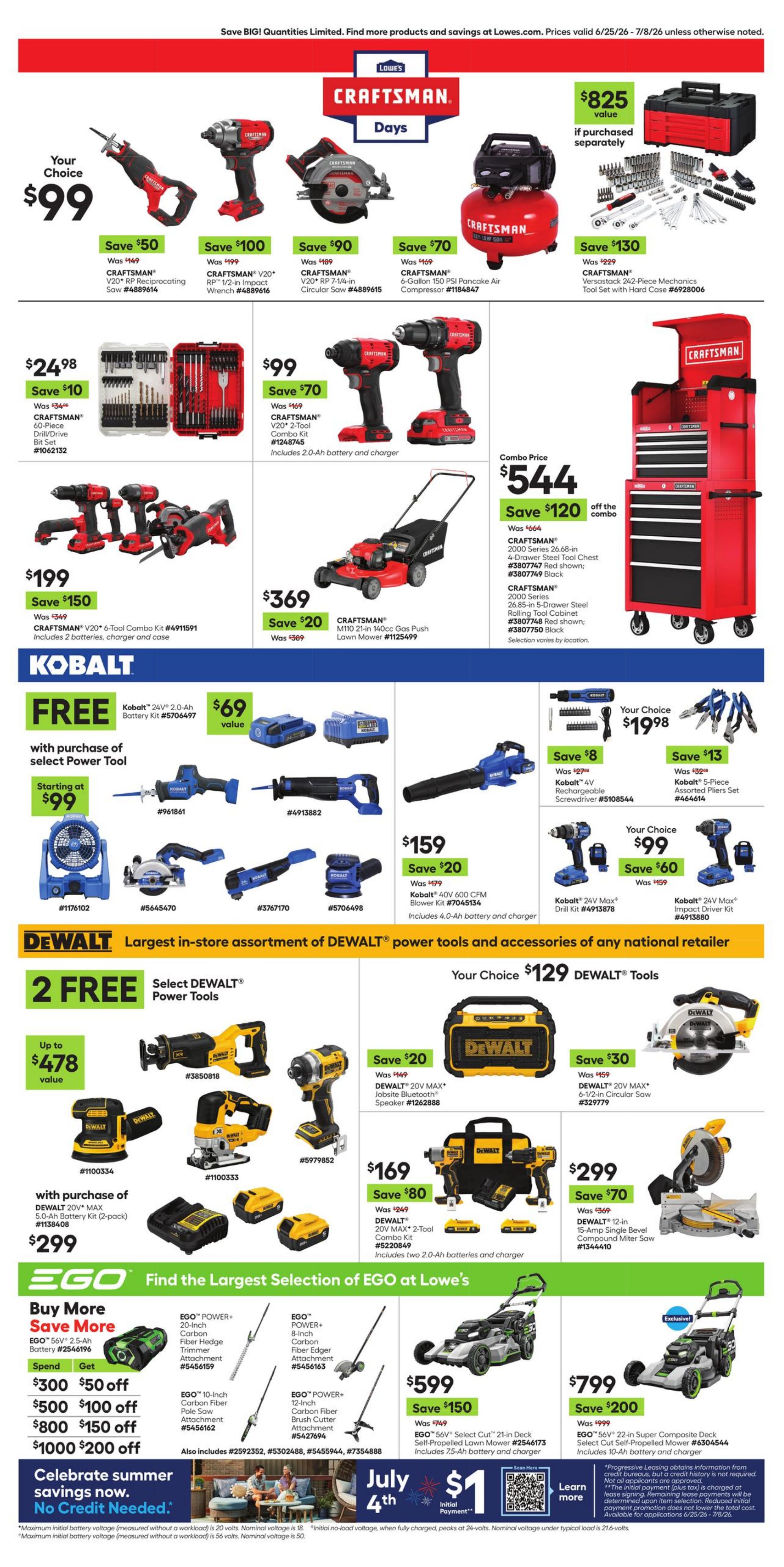 Catalogue Lowe's from 06/25/2026