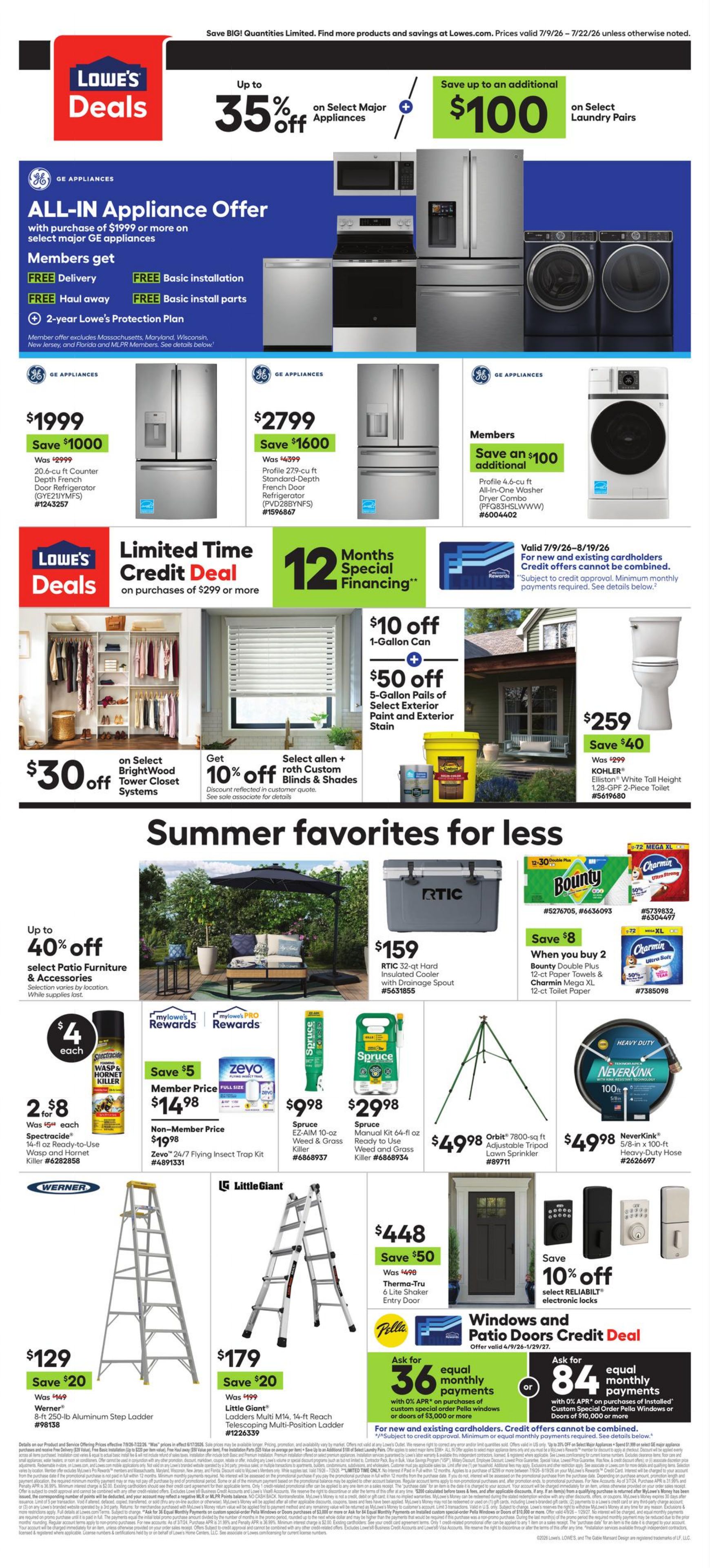 Catalogue Lowe's from 07/09/2026