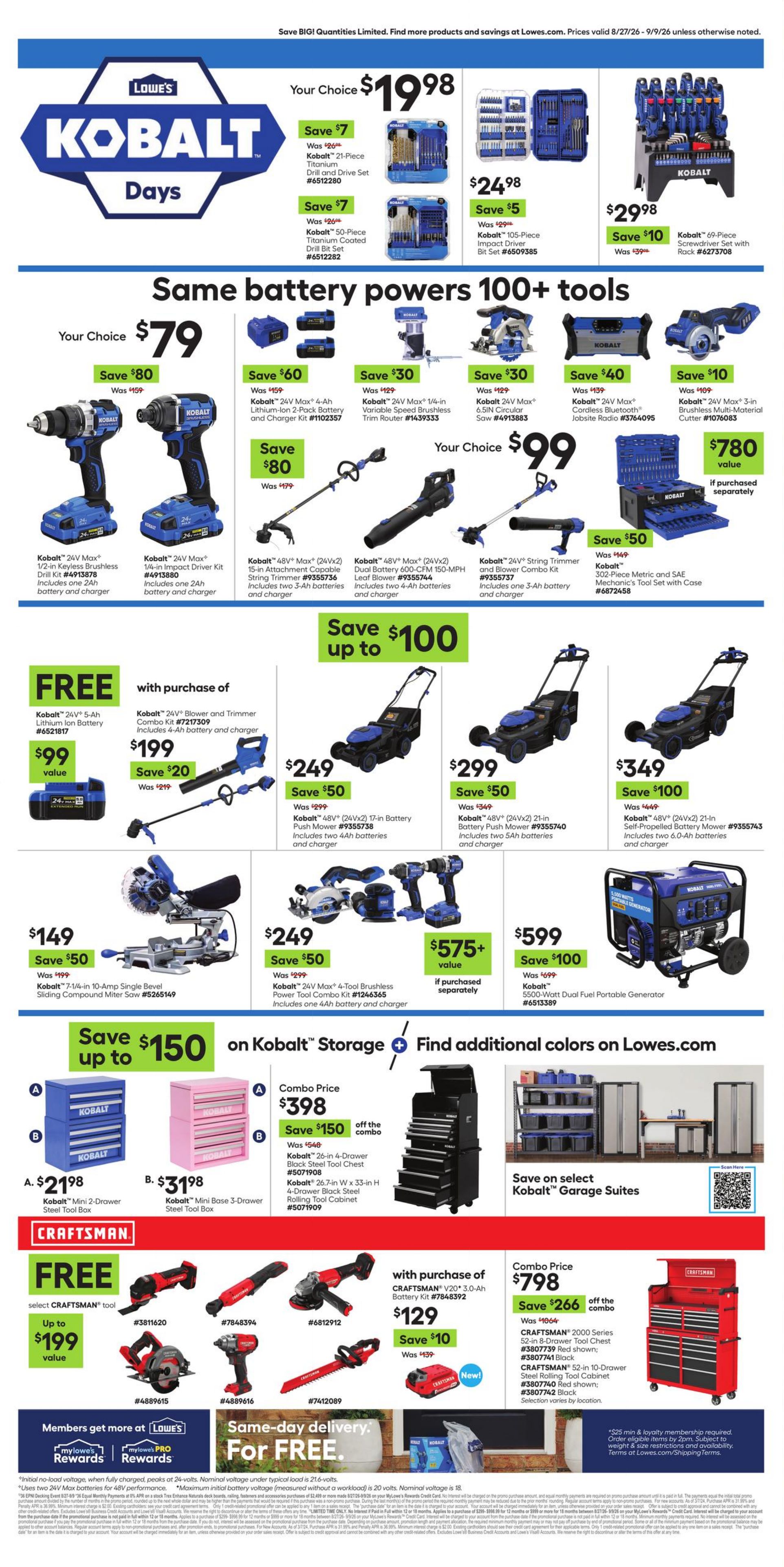 Catalogue Lowe's from 08/27/2026