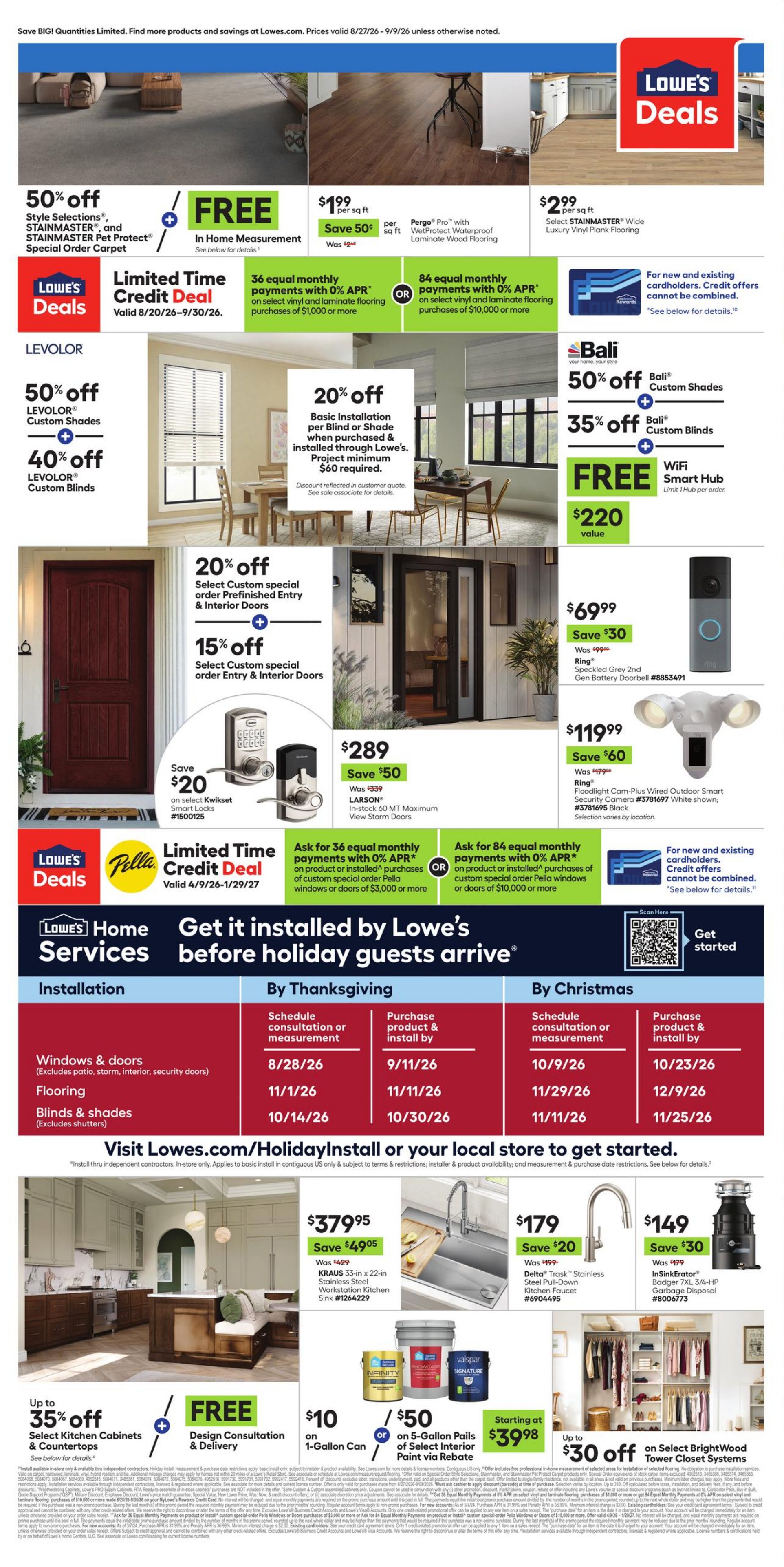 Catalogue Lowe's from 08/27/2026