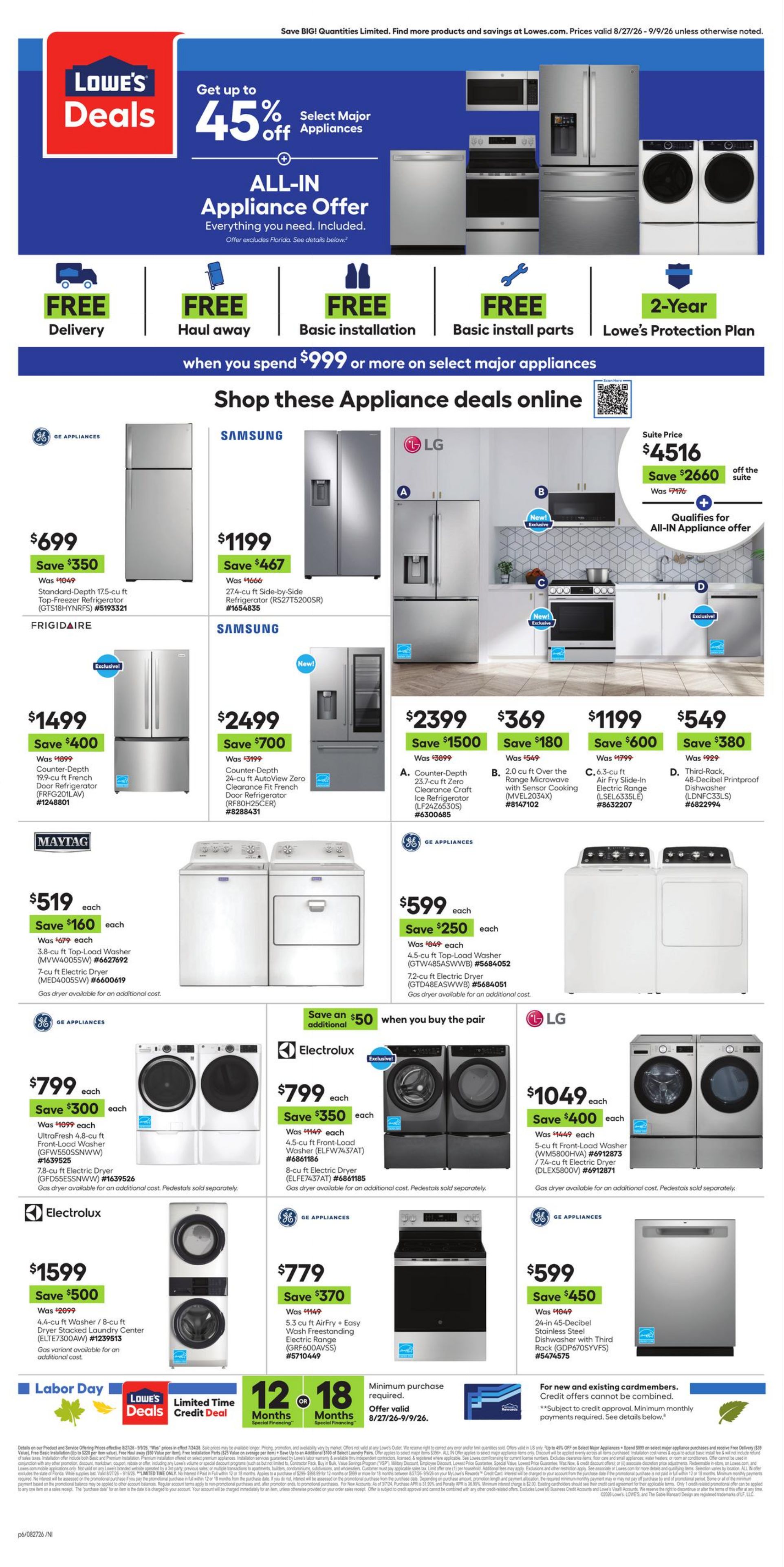 Catalogue Lowe's from 08/27/2026