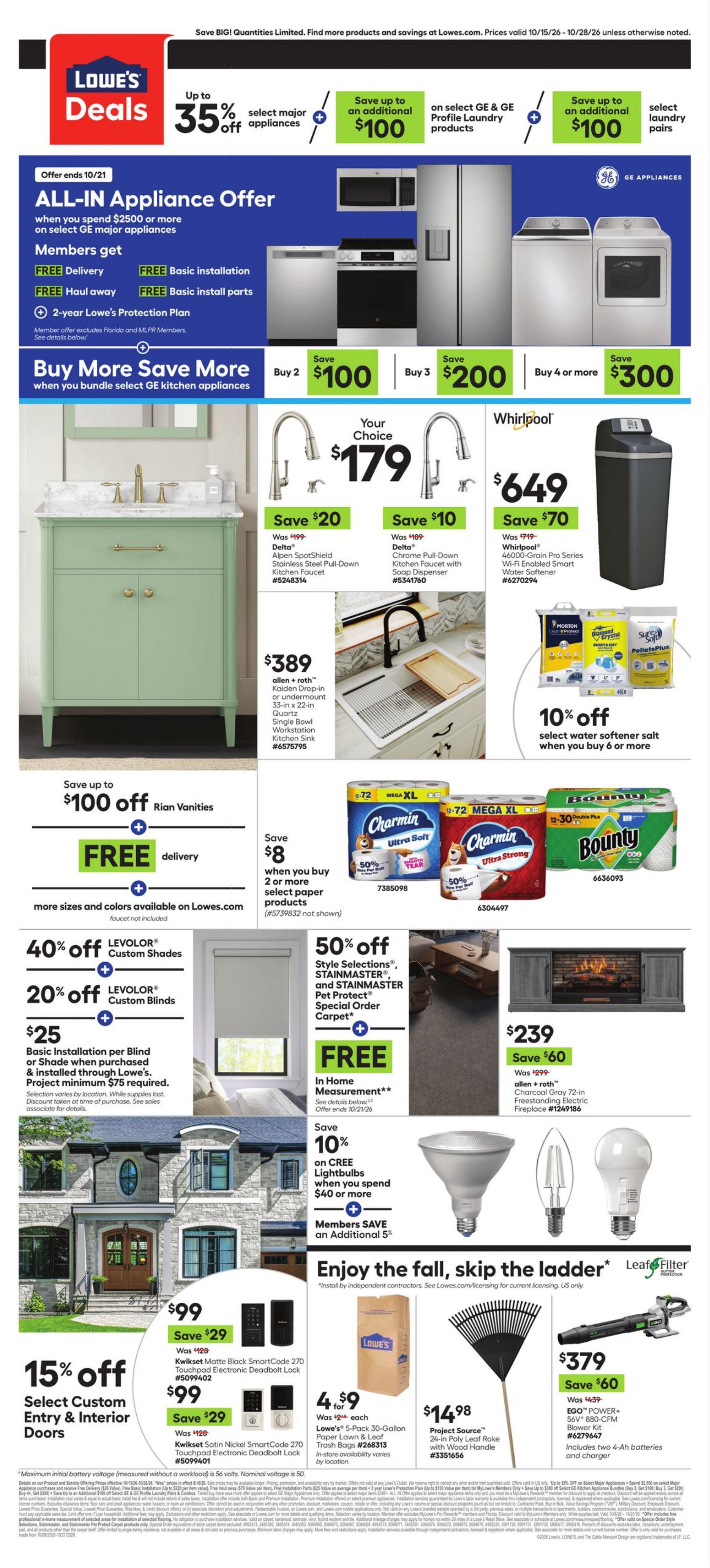 Catalogue Lowe's from 10/15/2026