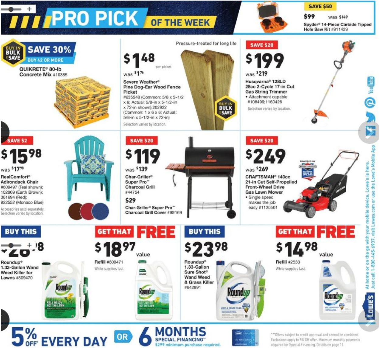 Catalogue Lowe's from 05/02/2019