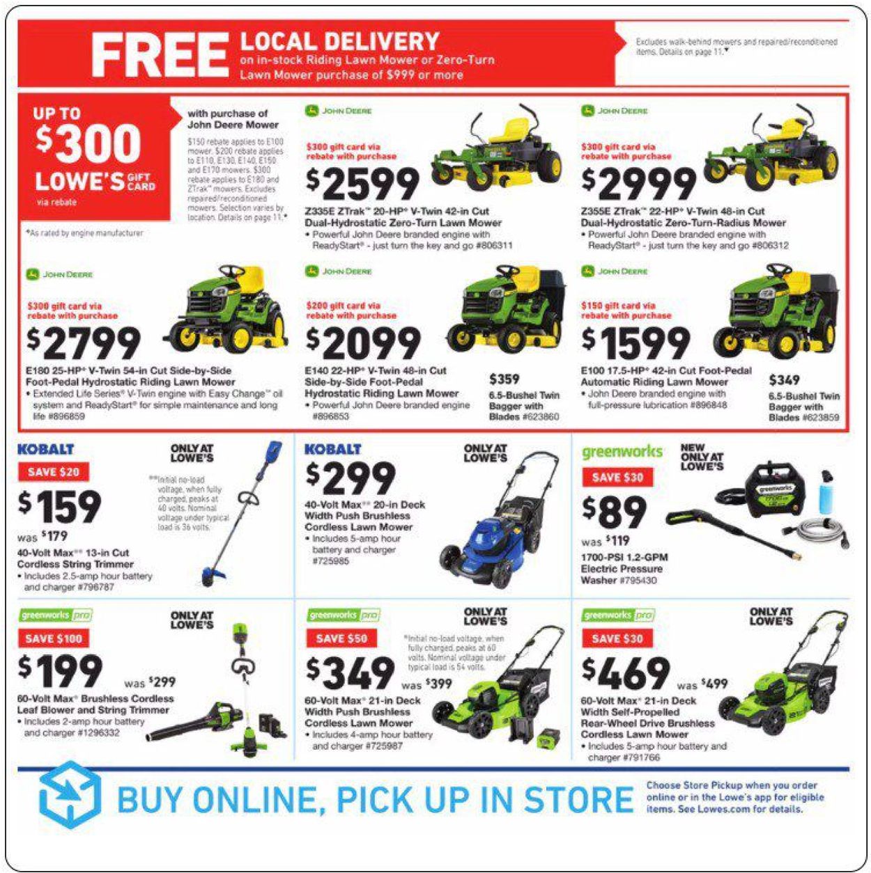 Catalogue Lowe's from 05/16/2019