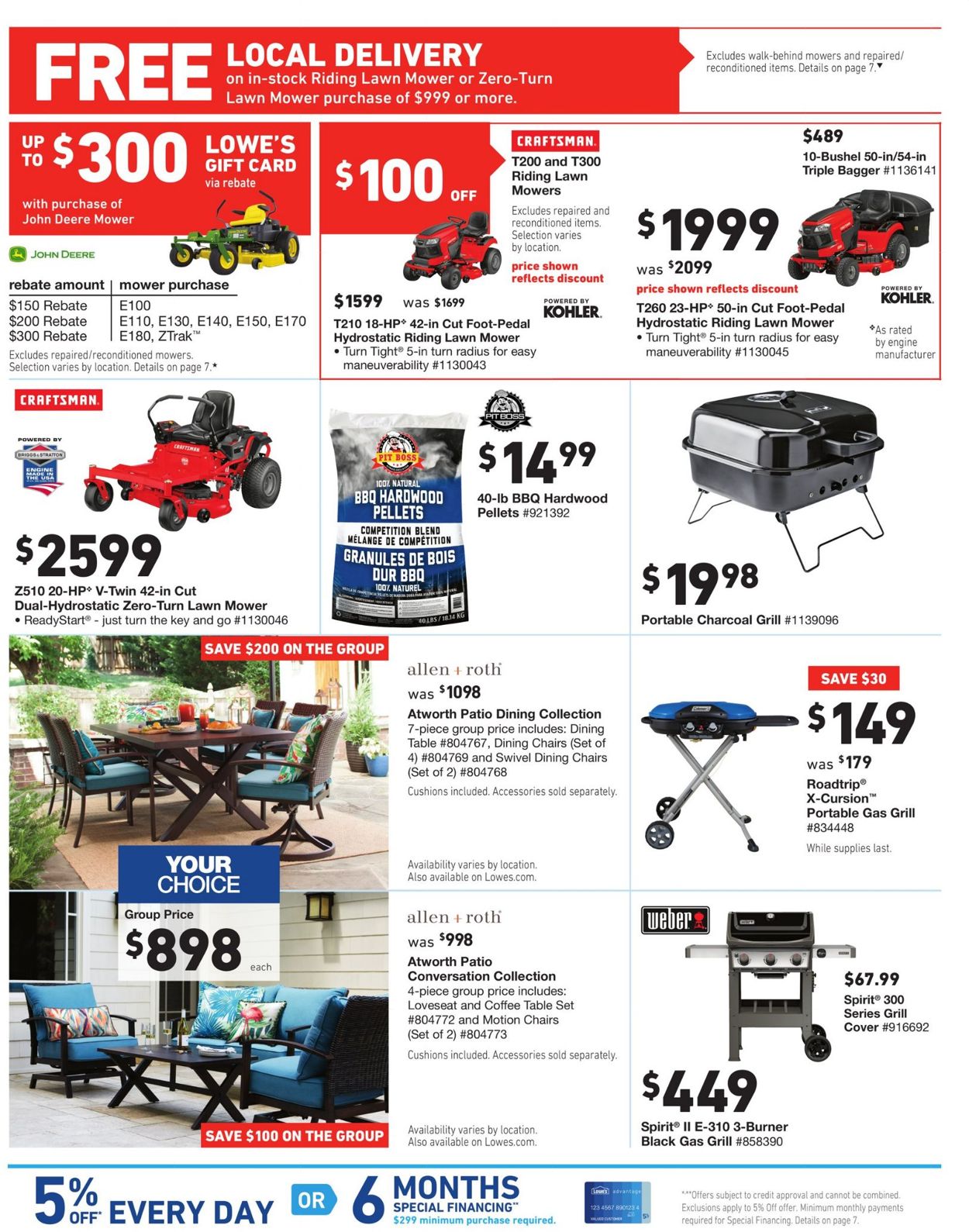 Catalogue Lowe's from 05/30/2019