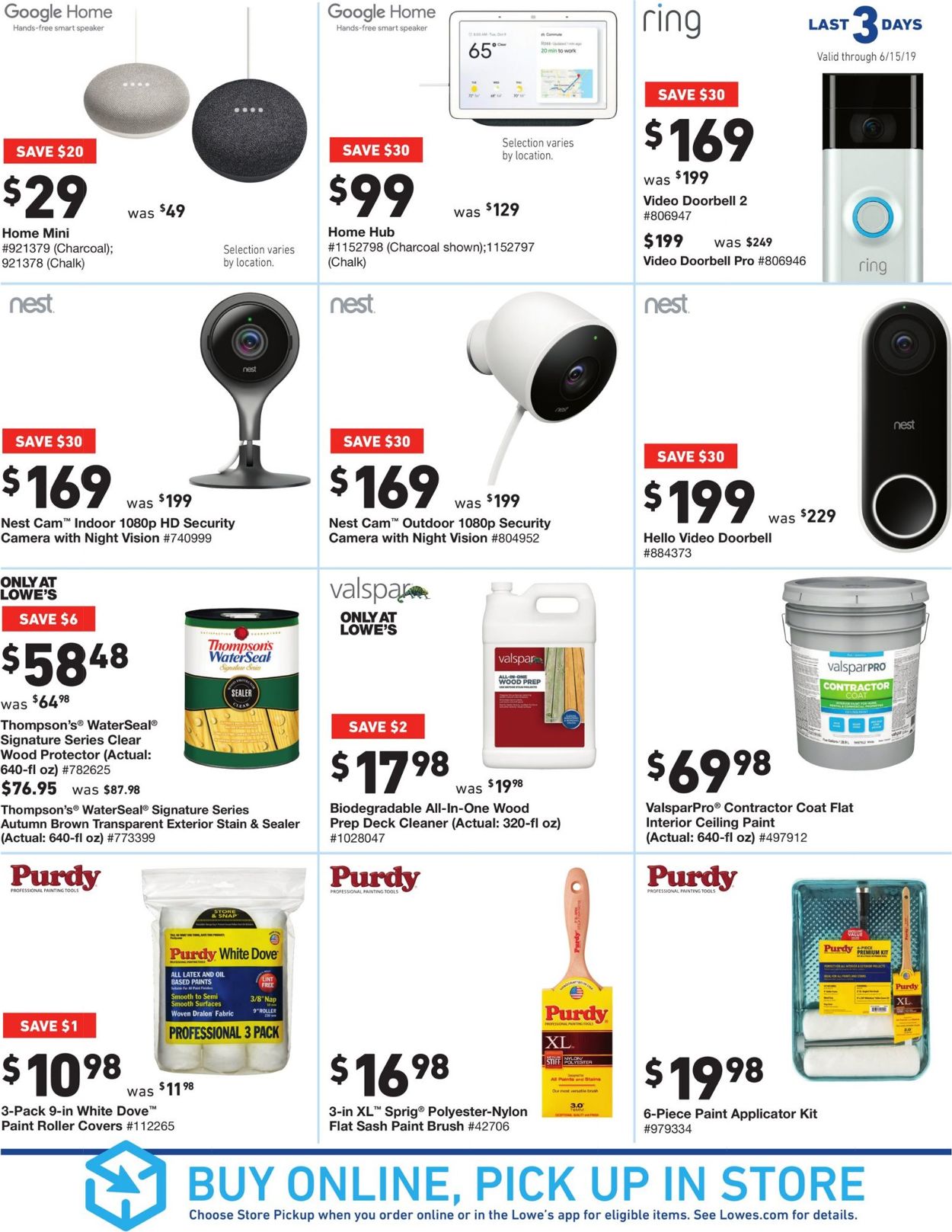 Catalogue Lowe's from 06/13/2019