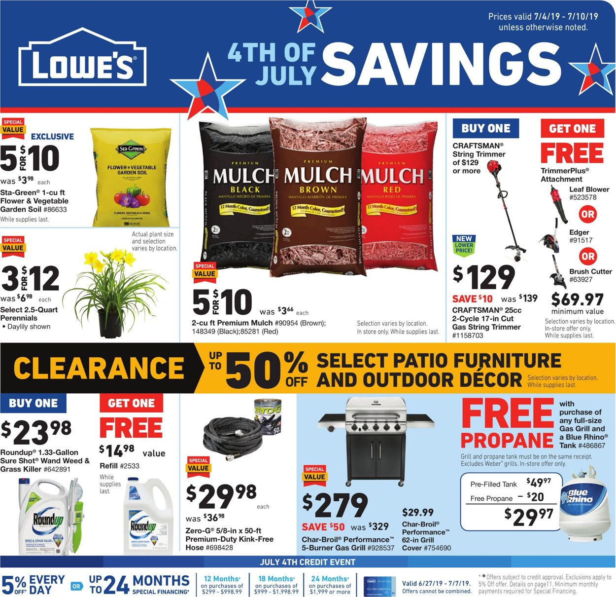 Lowe's Current weekly ad 07/04 07/10/2019
