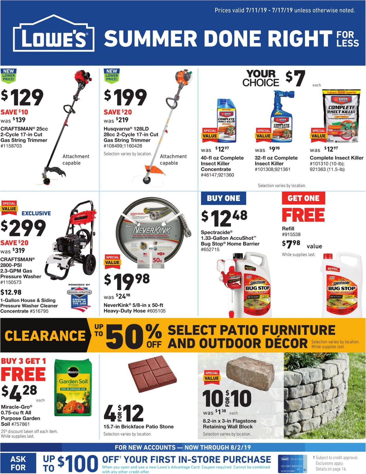 Catalogue Lowe's from 07/11/2019