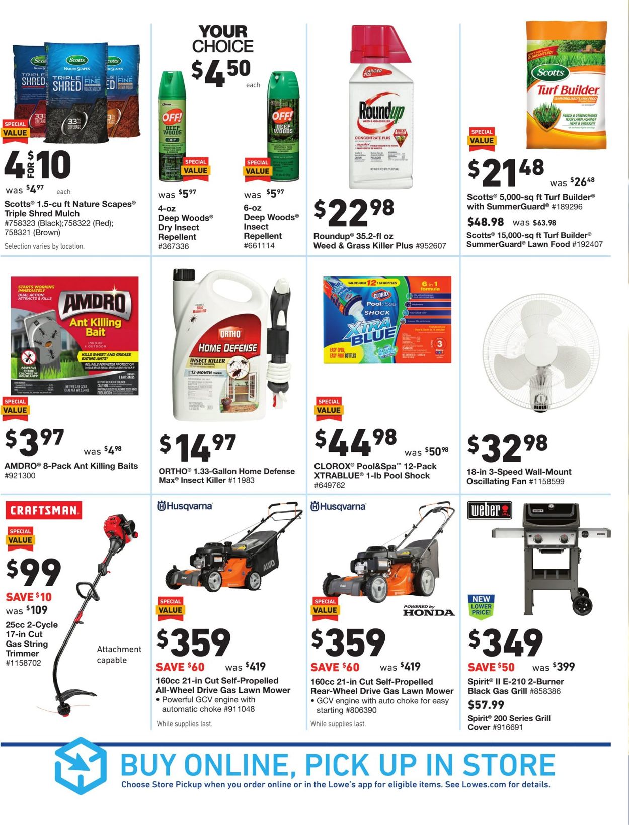 Catalogue Lowe's from 07/18/2019