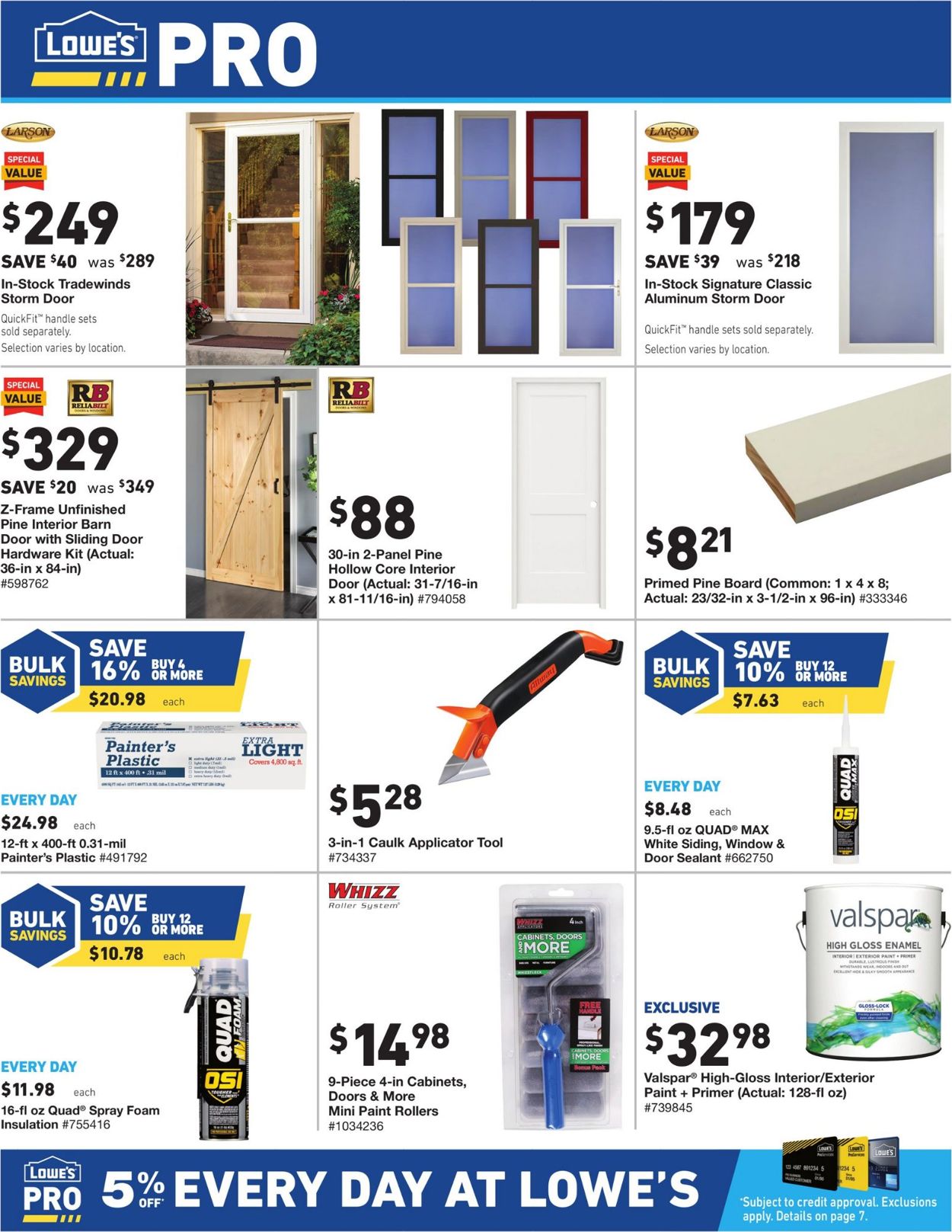 Catalogue Lowe's from 08/01/2019