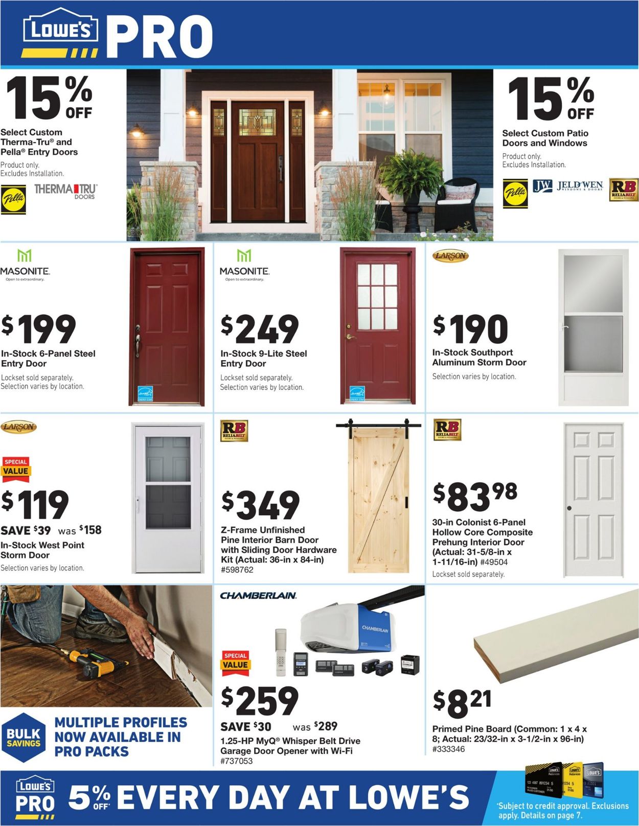 Catalogue Lowe's from 08/15/2019