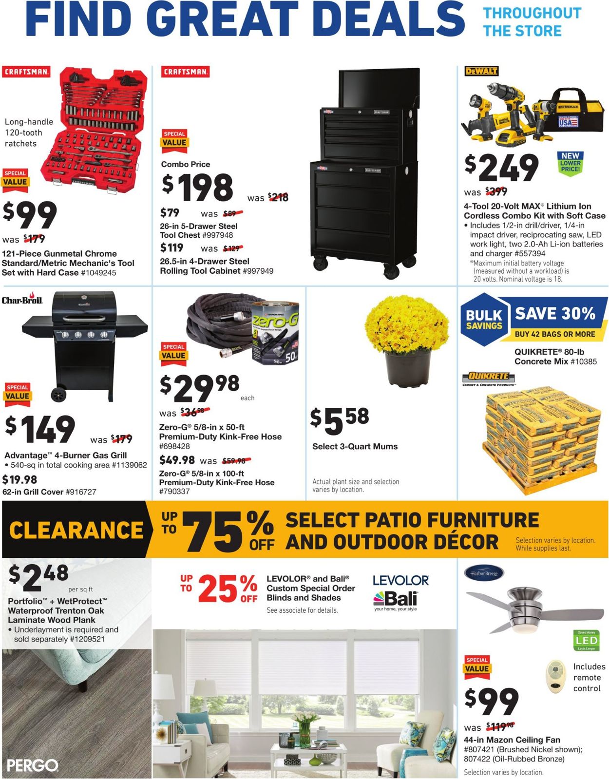 Catalogue Lowe's from 08/22/2019