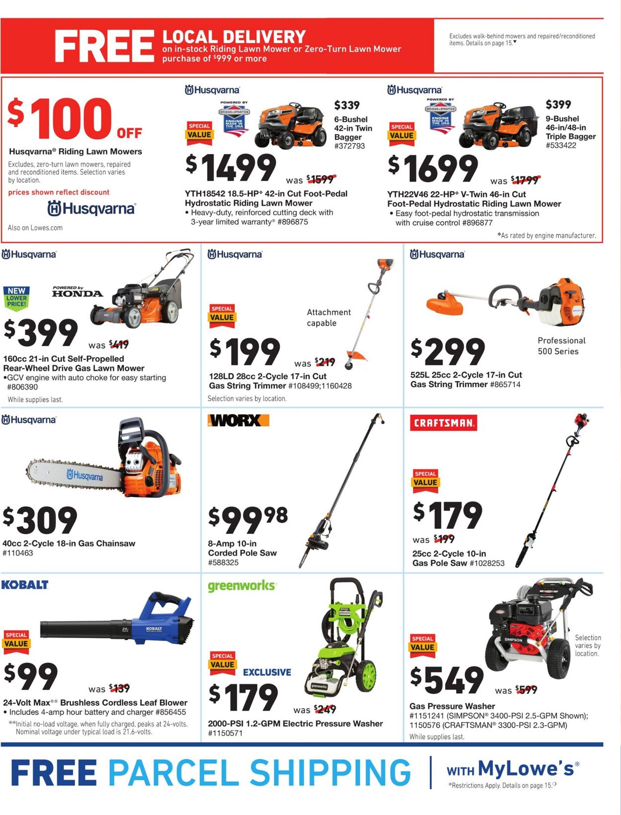 Catalogue Lowe's from 08/22/2019