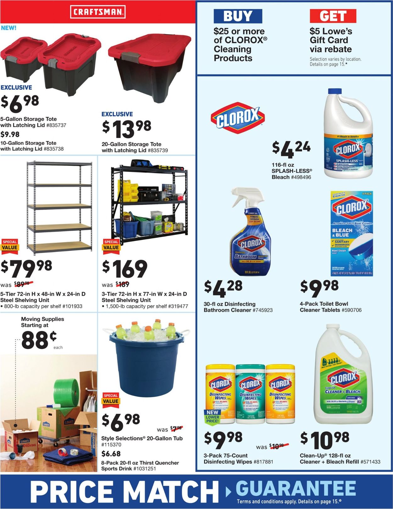 Catalogue Lowe's from 08/22/2019