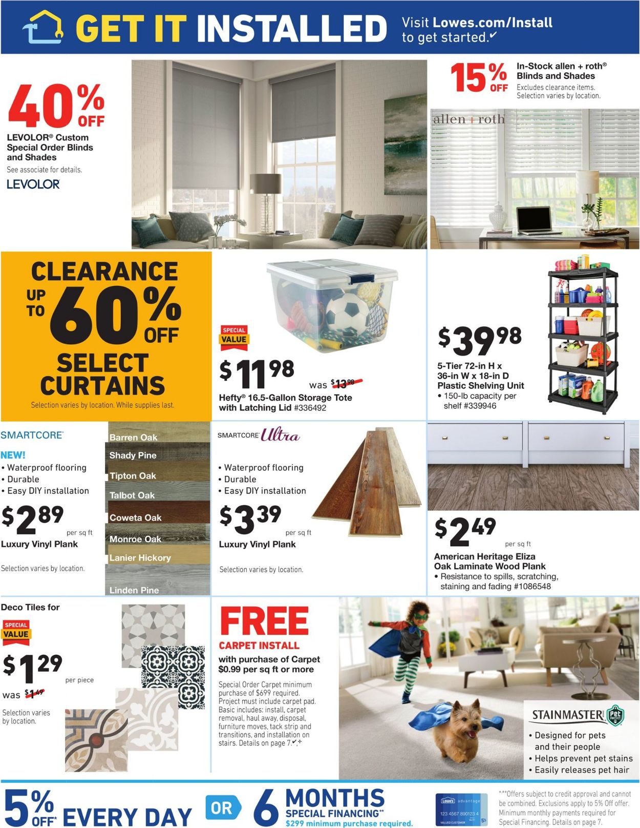 Catalogue Lowe's from 09/05/2019