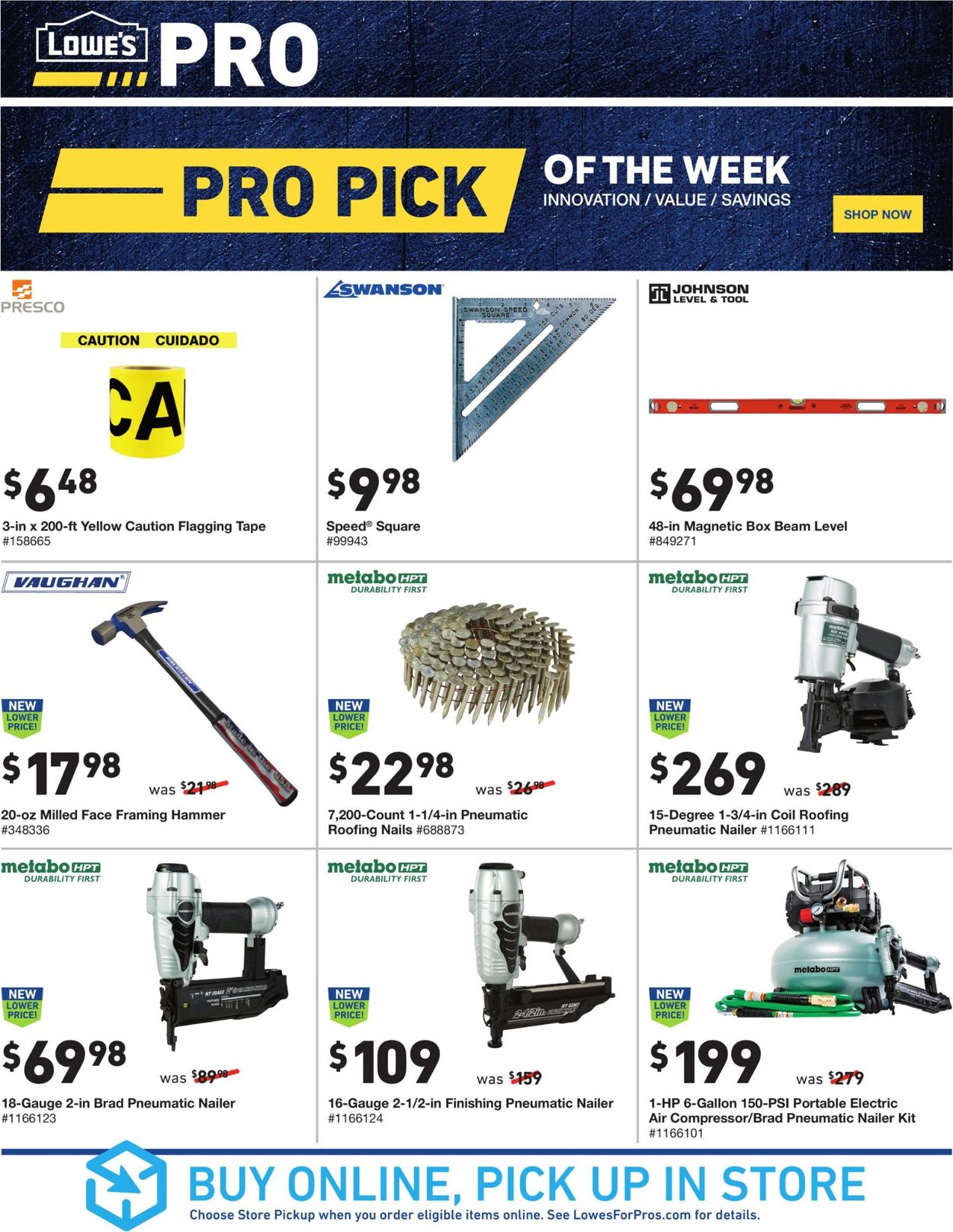 Catalogue Lowe's from 10/03/2019