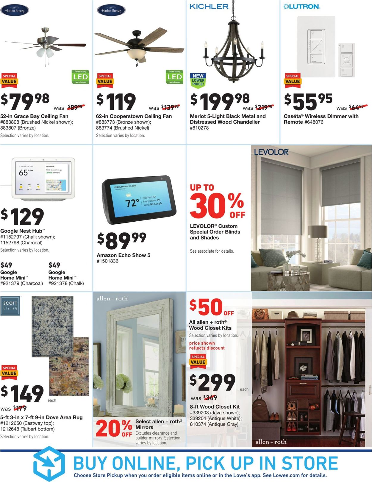 Catalogue Lowe's from 10/10/2019
