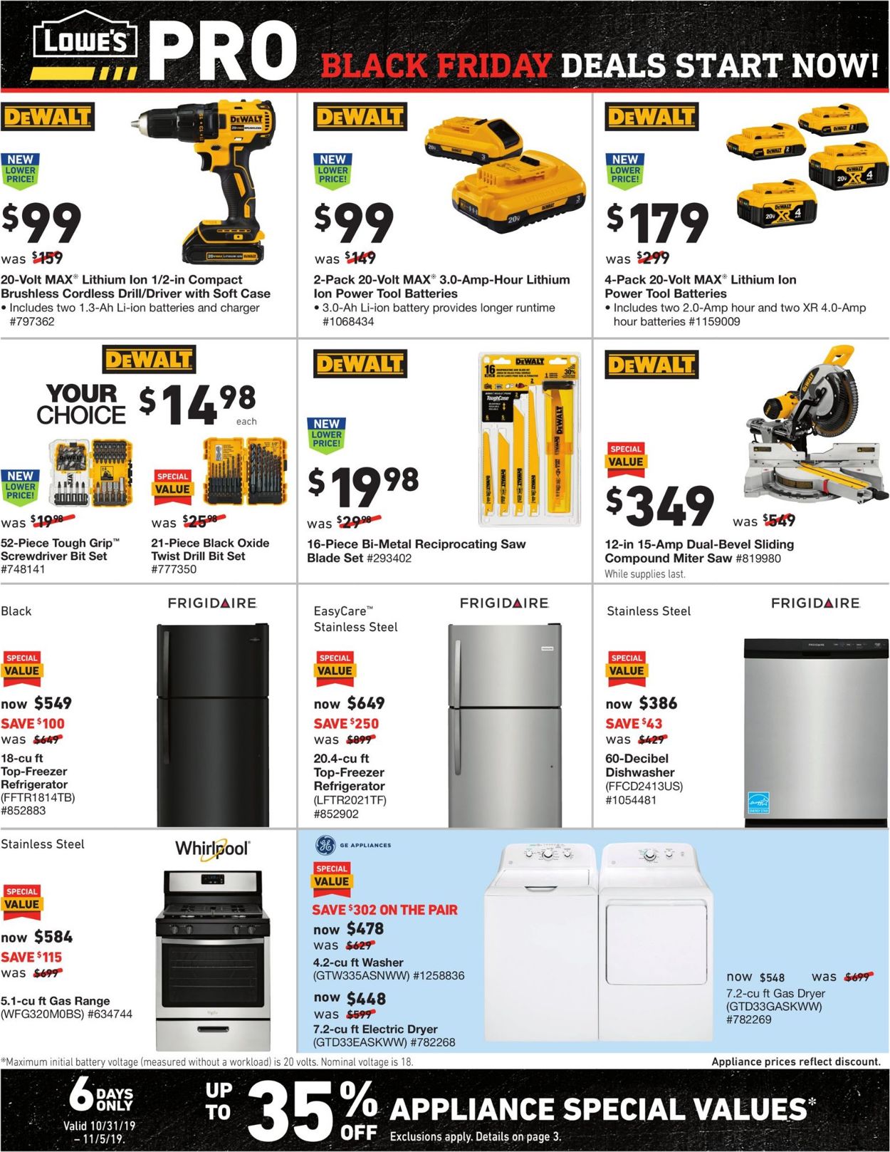 Catalogue Lowe's from 10/31/2019