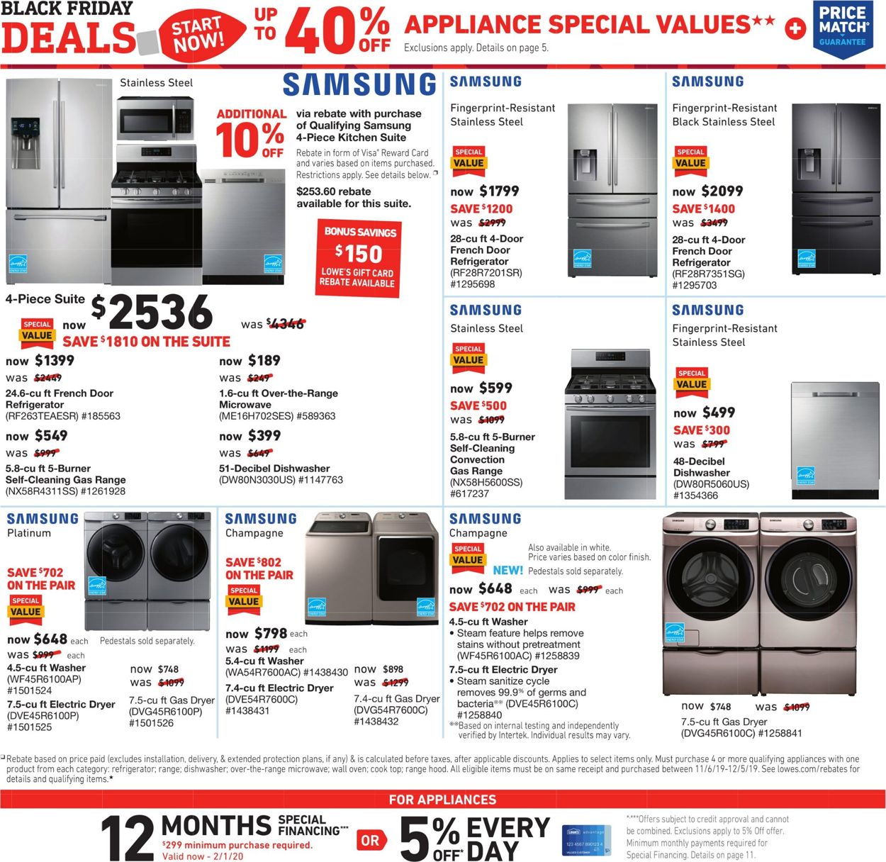 Catalogue Lowe's - Black Friday Ad 2019 from 11/07/2019