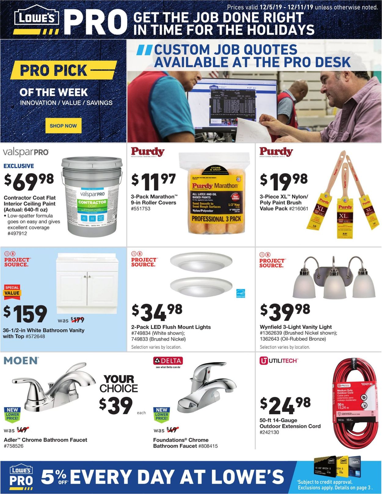 Catalogue Lowe's from 12/05/2019