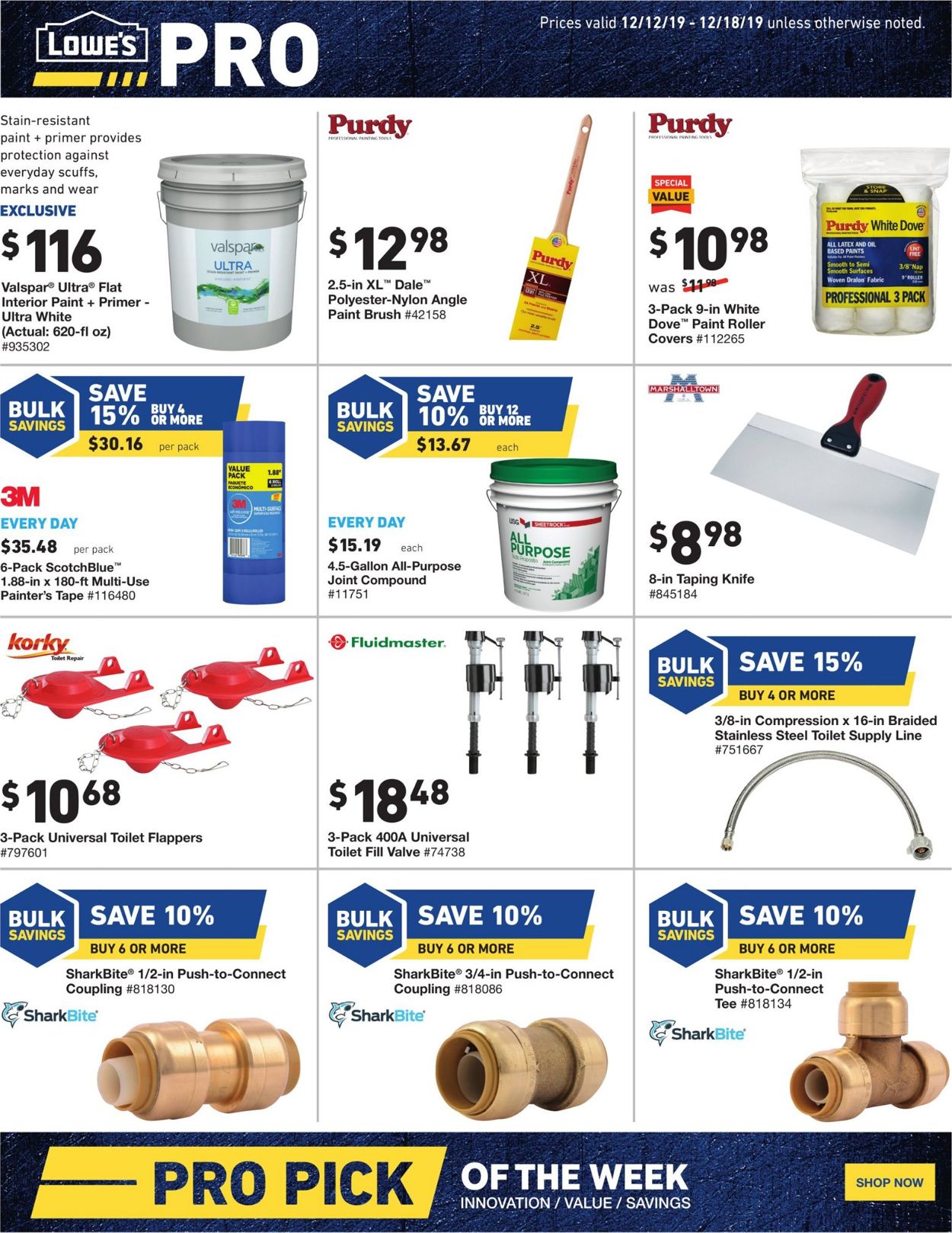 Catalogue Lowe's from 12/12/2019