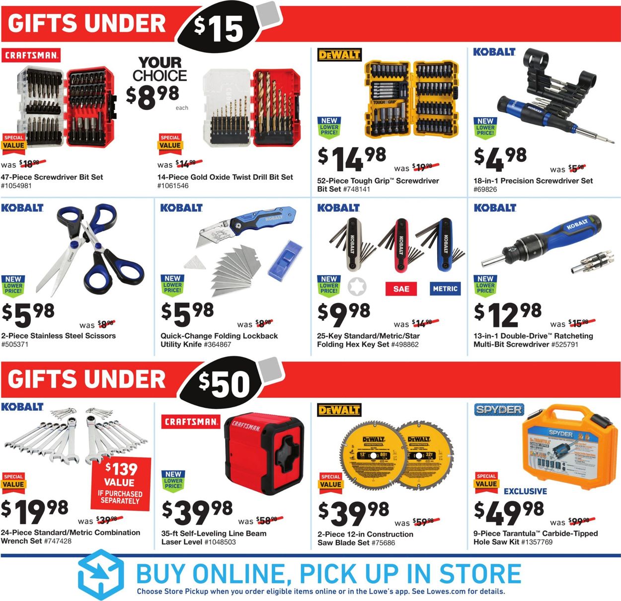 Catalogue Lowe's from 12/19/2019