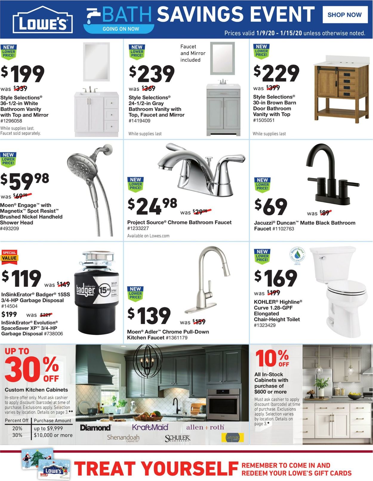 Catalogue Lowe's from 01/09/2020
