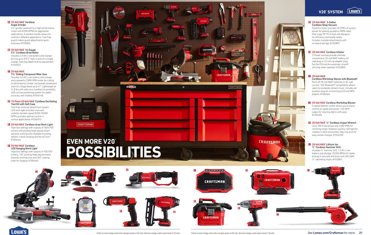 Catalogue Lowe's from 03/15/2019